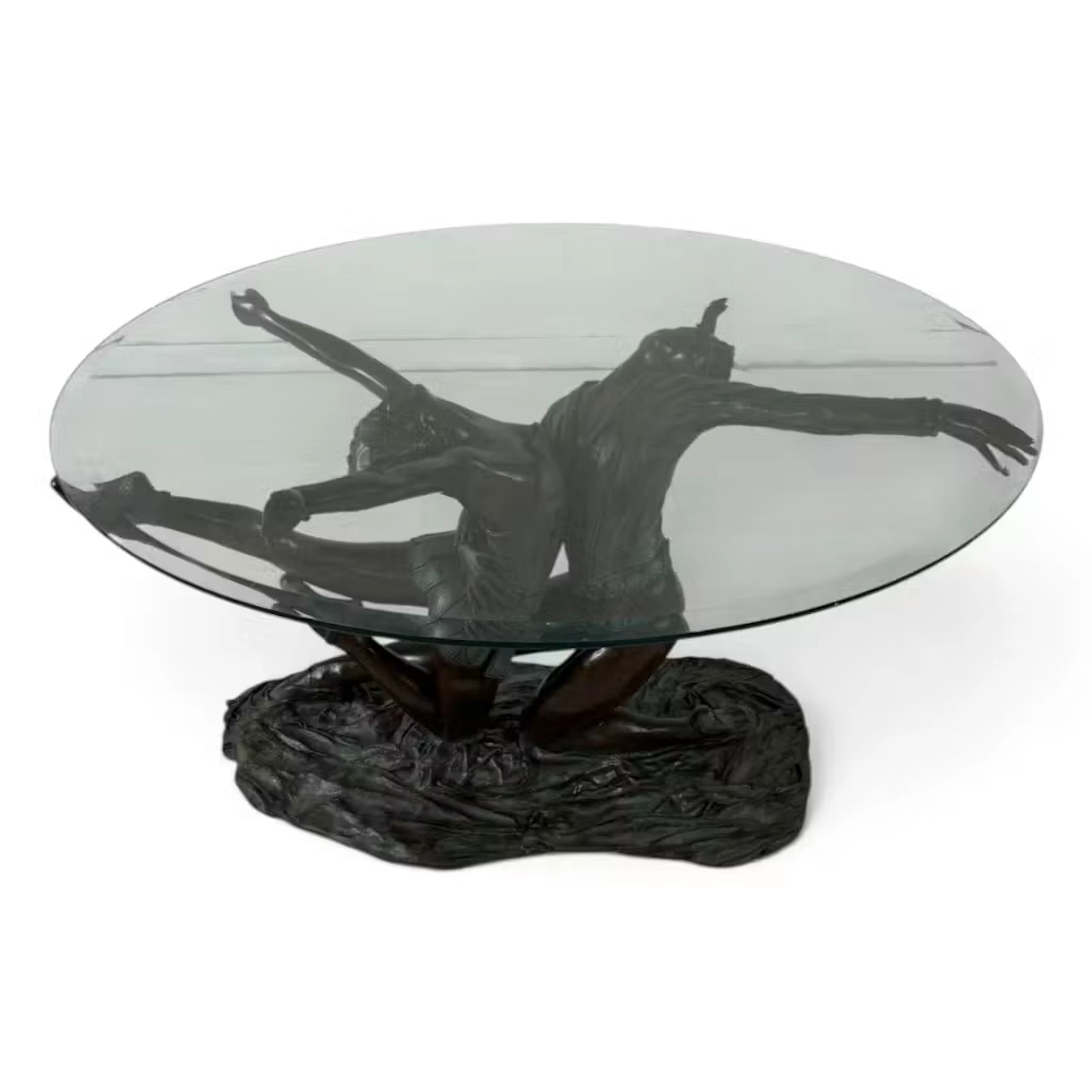 Lot 72: Jim Davidson Signed Ballet Dancers Table