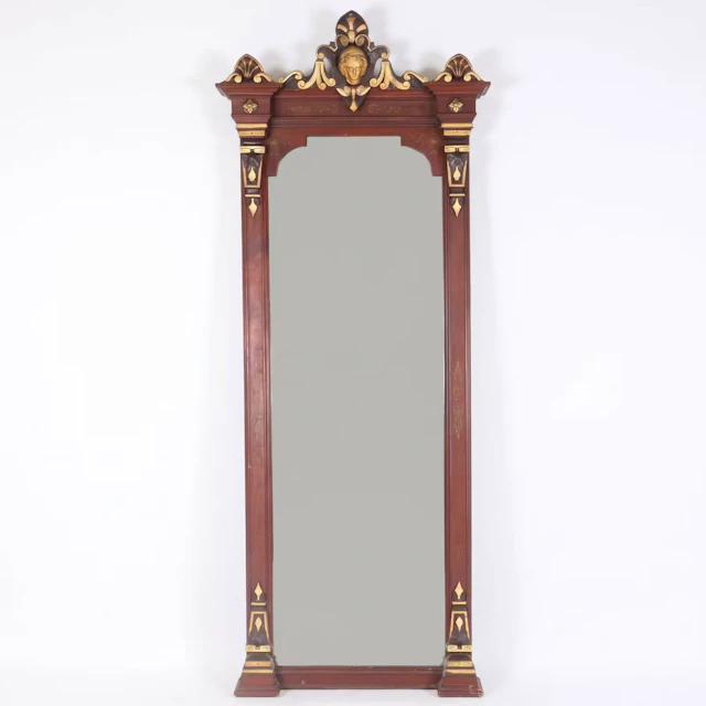 Lot 40: Victorian Renaissance Revival Pier Mirror