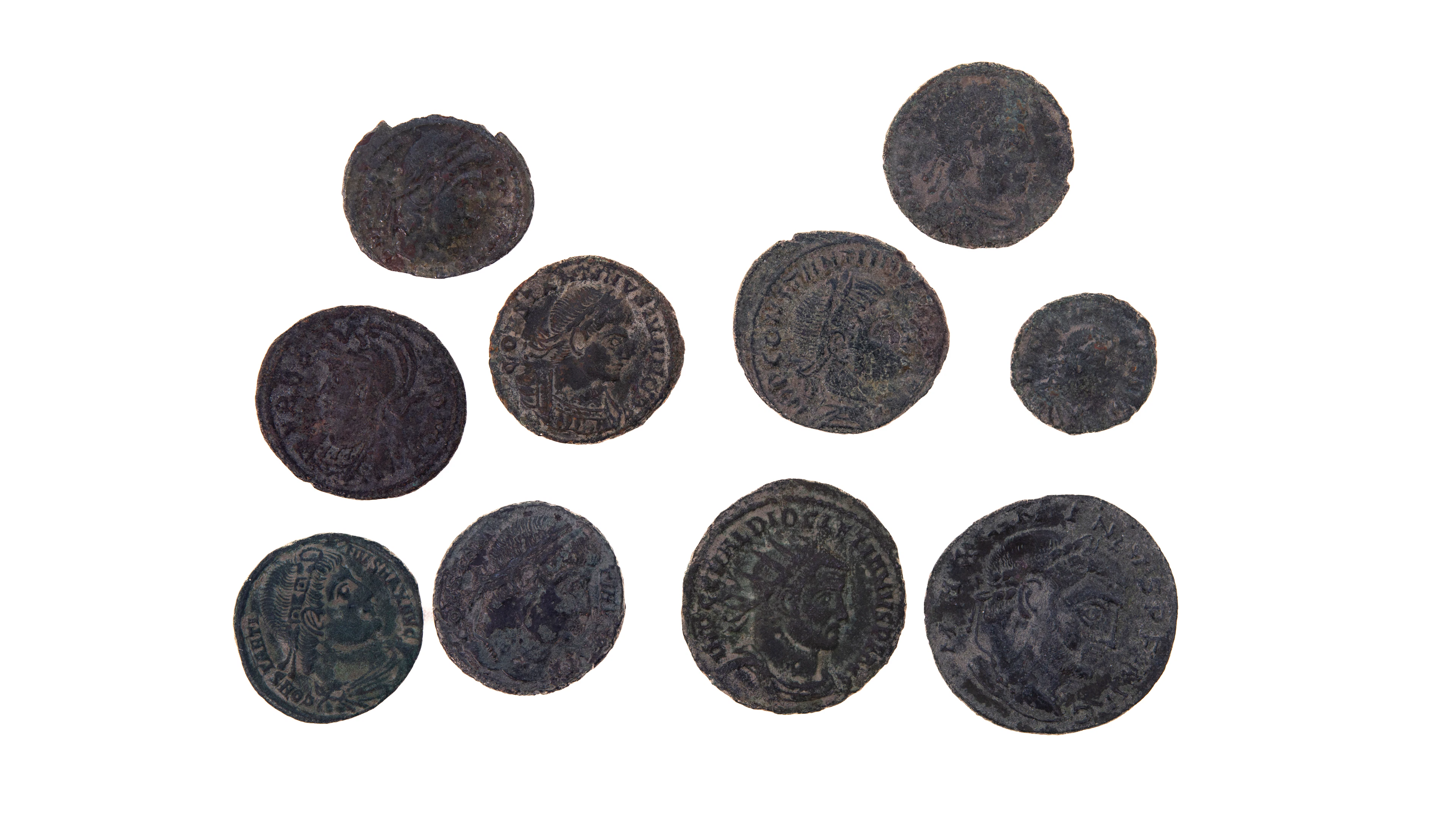 GREEK/ROMAN COPPER COINS (10)