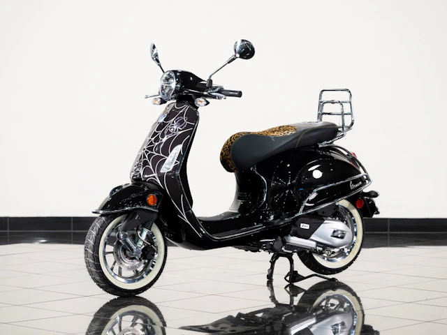 2020 Piaggio Vespa Primavera 150 Elvira Macabre Edition Prototype
