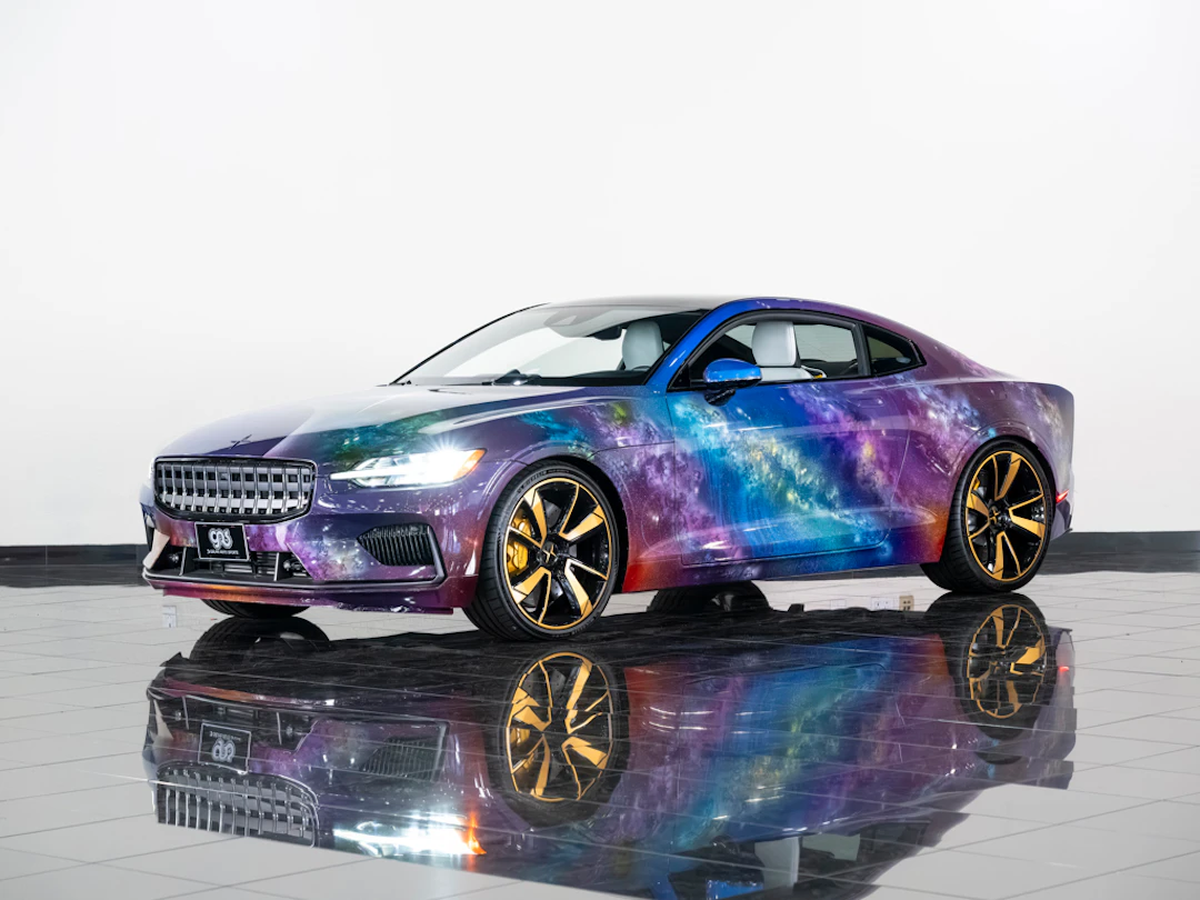 2020 Polestar 1 Cosmic Art Car by RISK and Dave Shuten