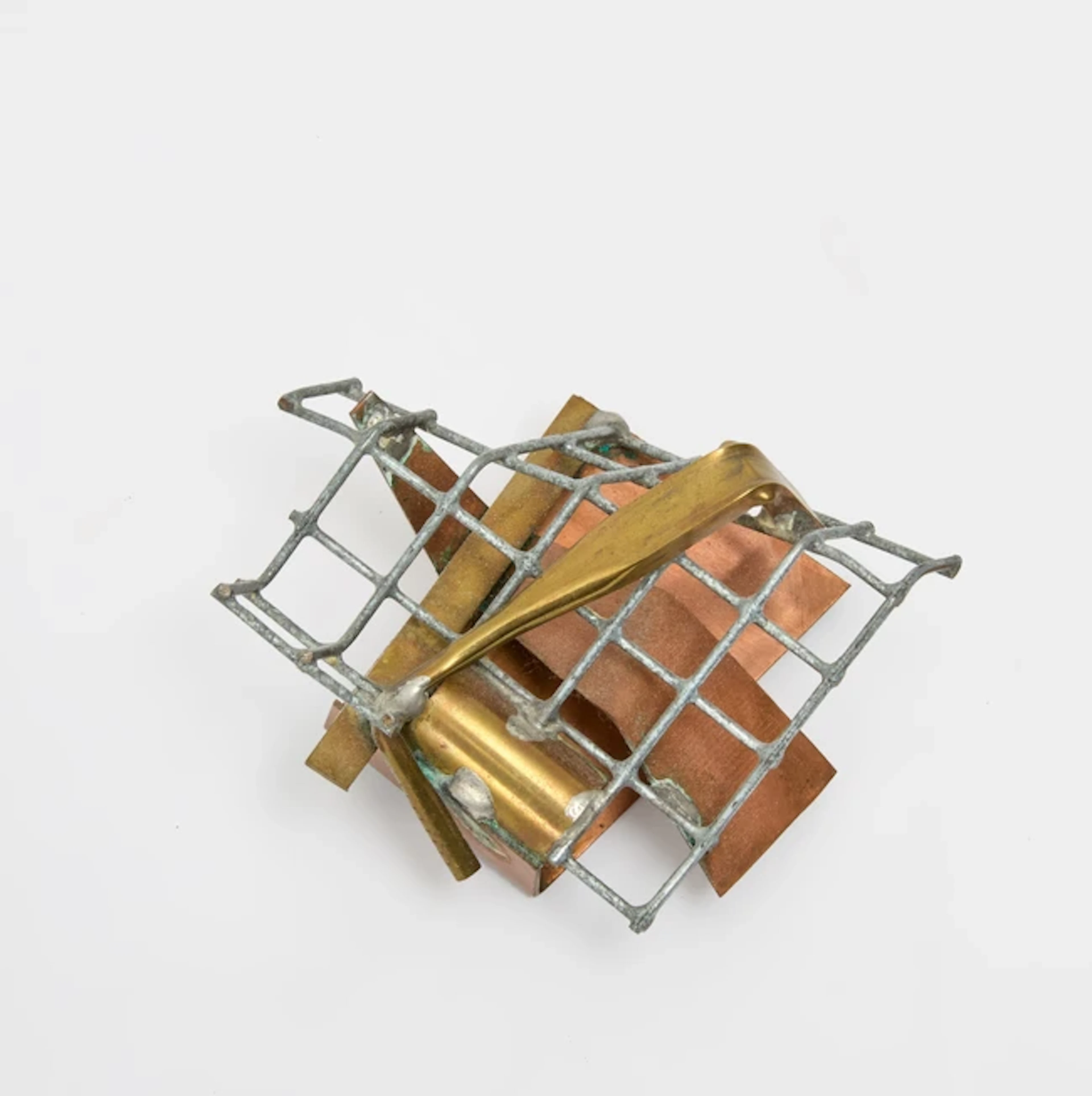 Jeff Lowe (b.1952) Brutalist brooch