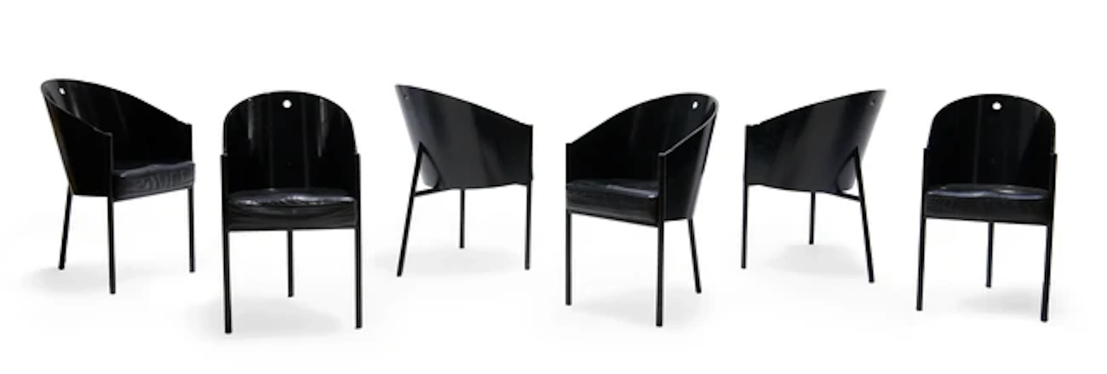Philippe Starck (b.1949) for Aleph Six 'Costes' dining chairs