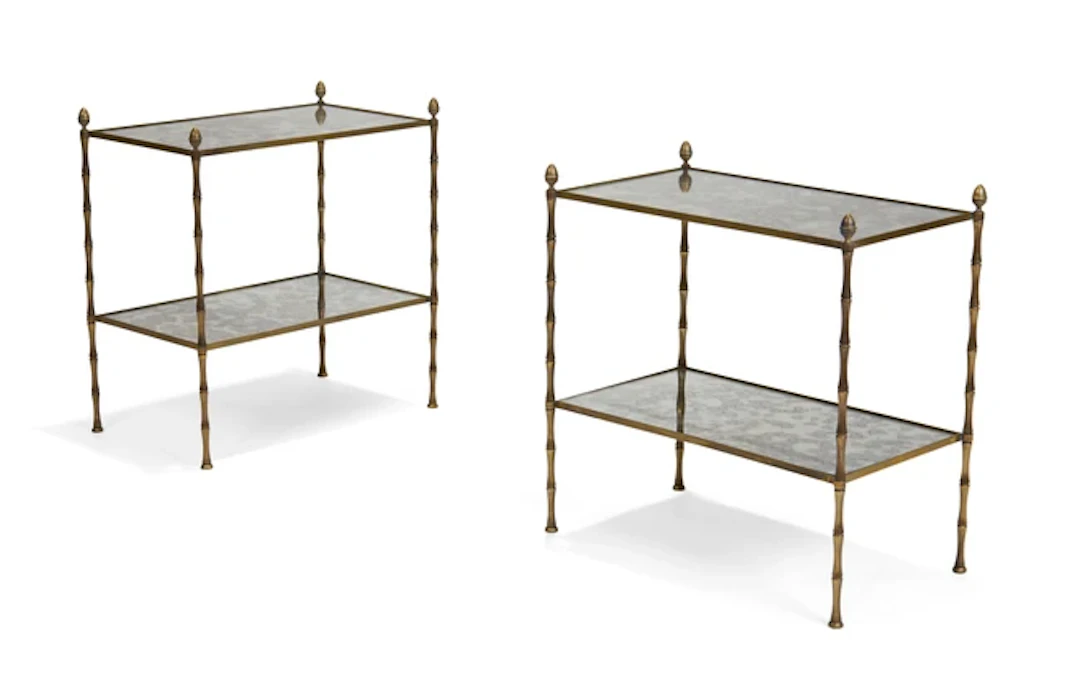 Manner of Maison Jansen Pair of side tables