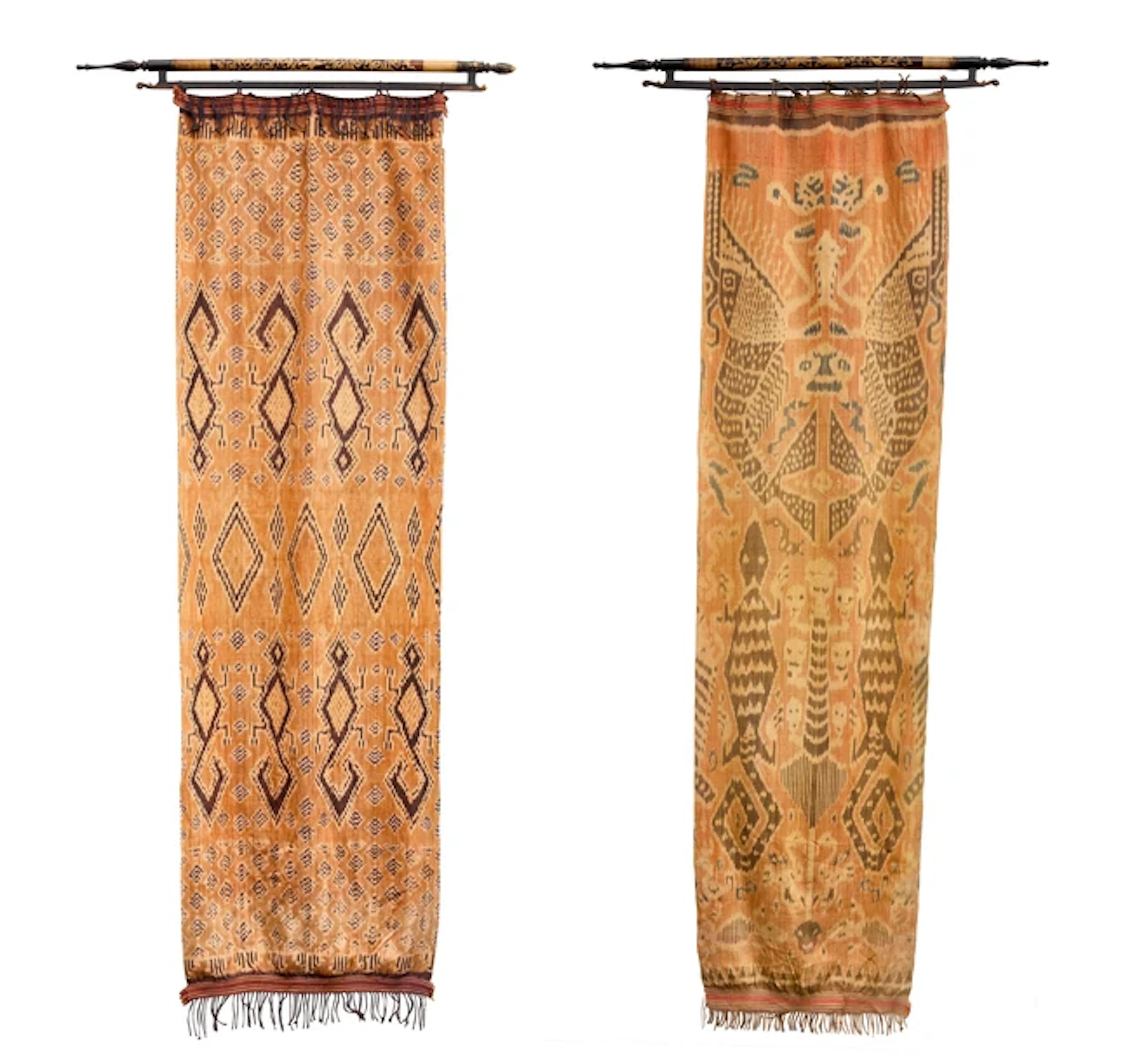 Two Sumba Ikat panels