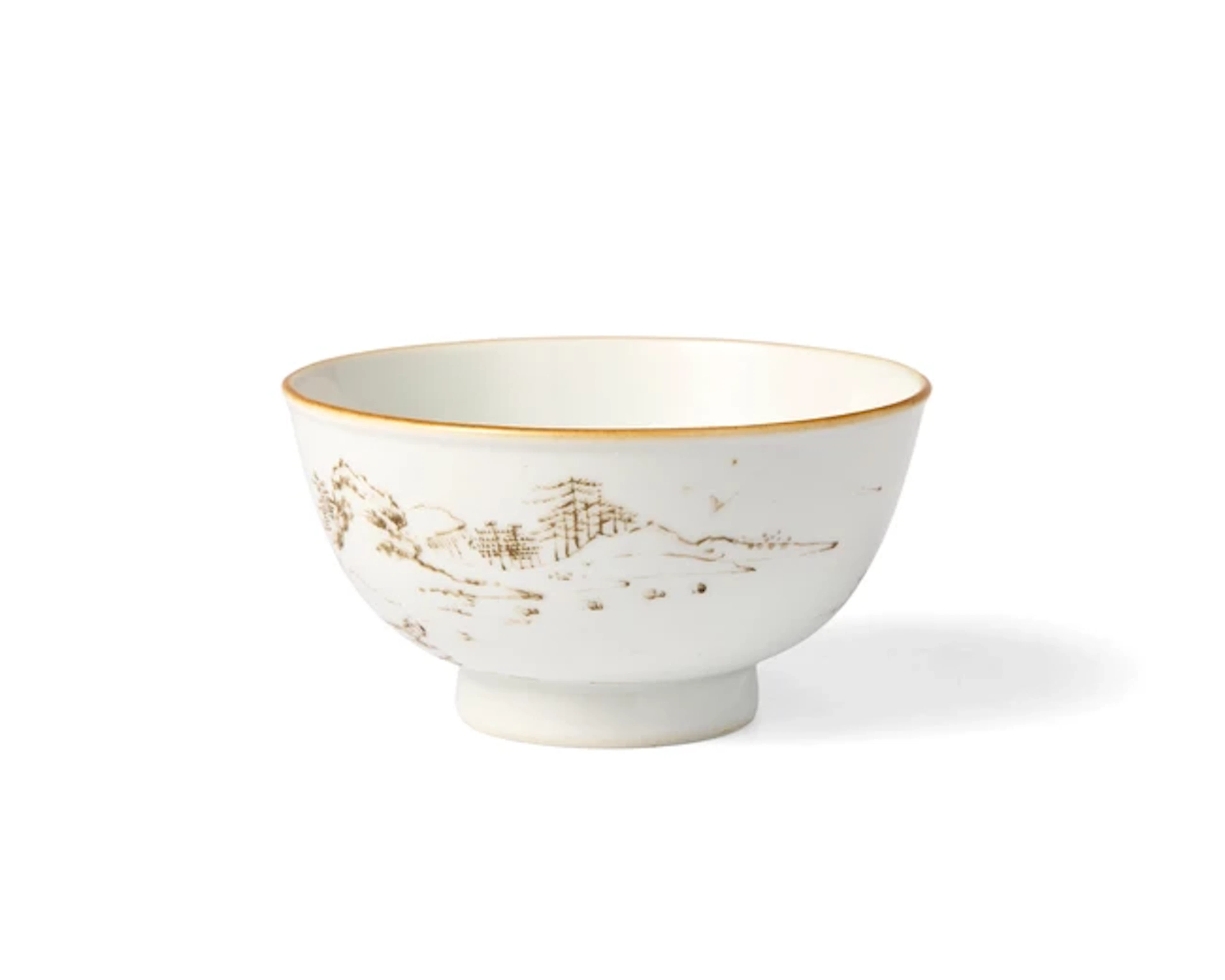 A Chinese grisaille-decorated bowl Qing dynasty