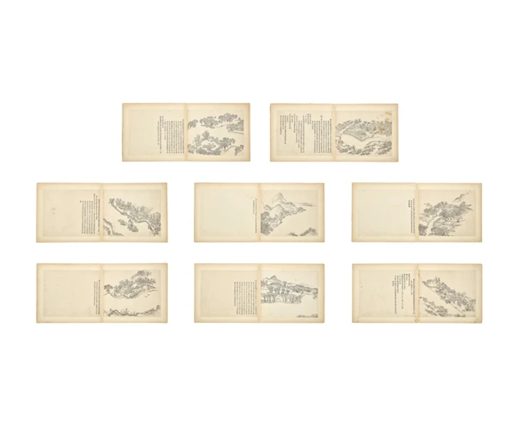 Album of Celebrated Views of Guangling Qing dynasty