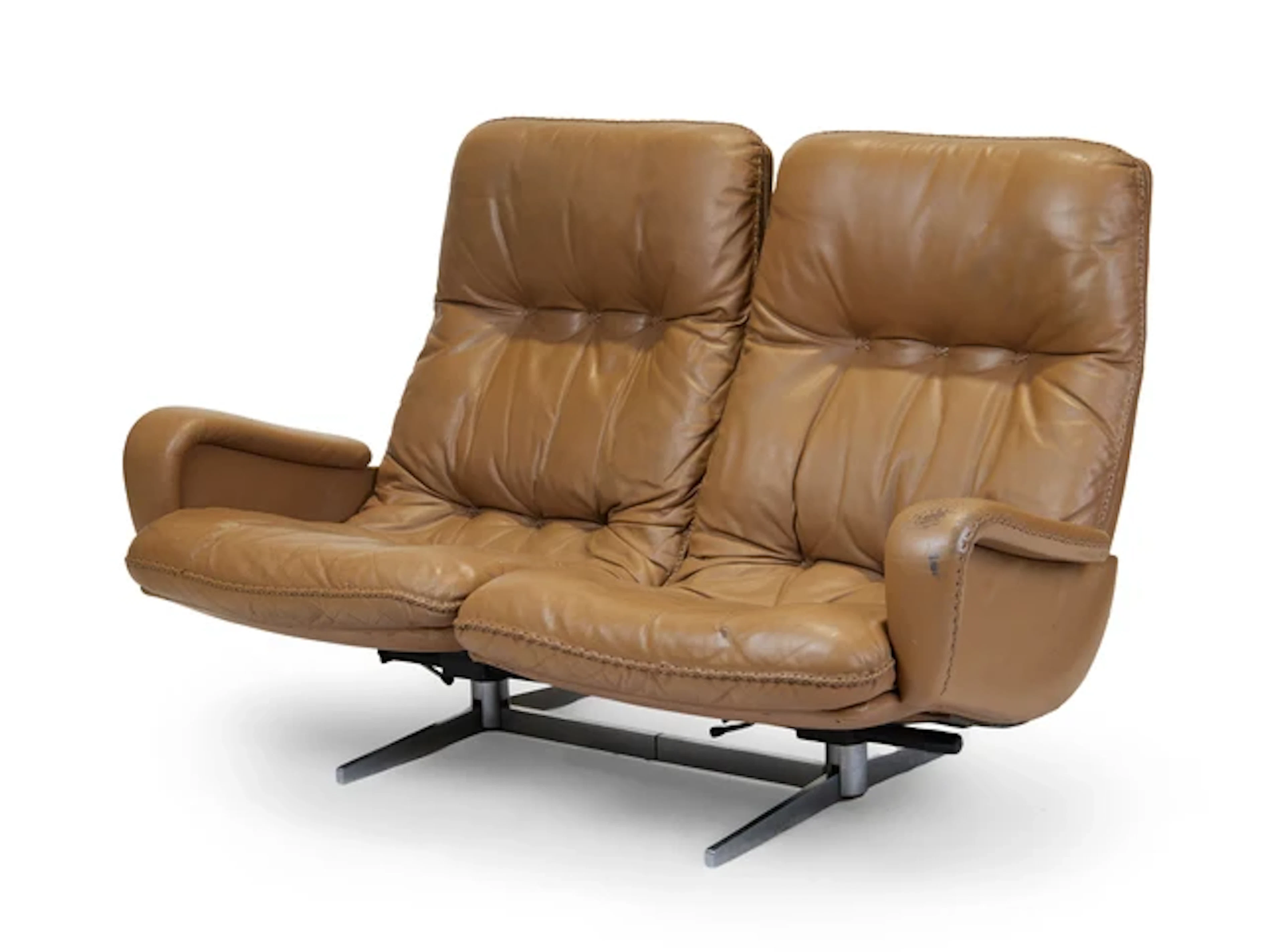 De Sede Model 'S-231' two seater sofa