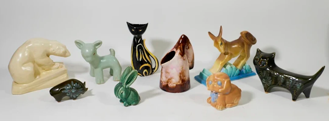 Collection of early to mid 20th century Art Deco ceramic animals