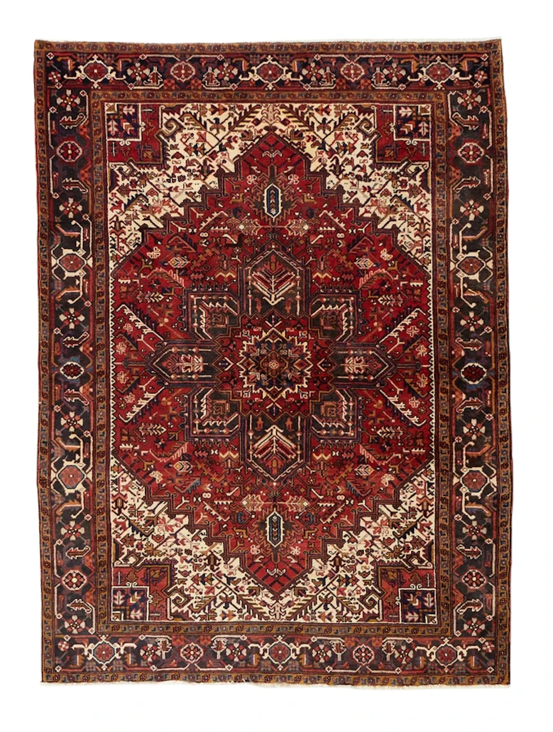 A Persian Heriz carpet
