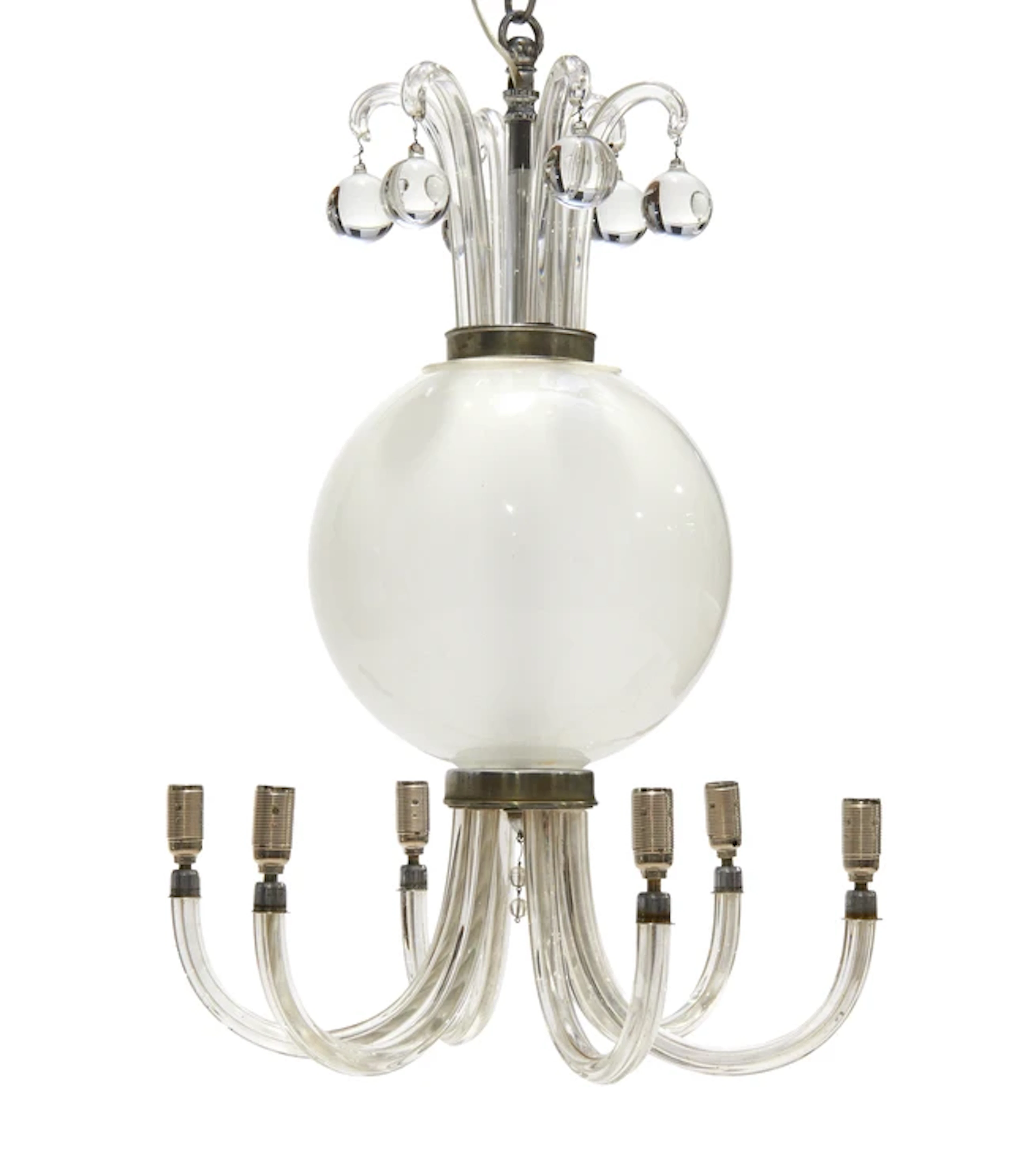 Italian Six light ceiling light