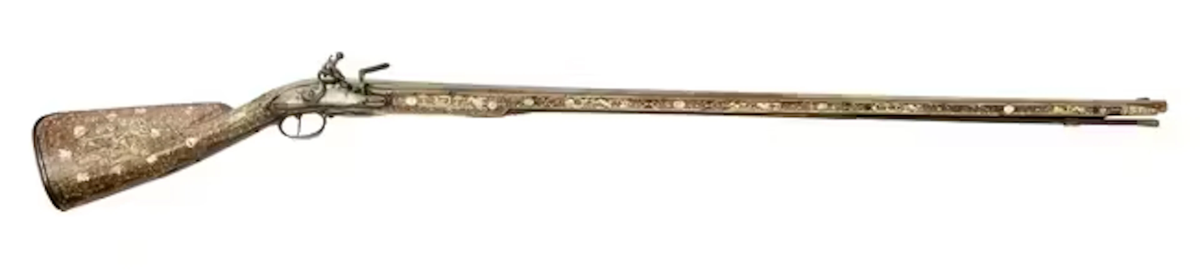 A Silesian flintlock sporting gun