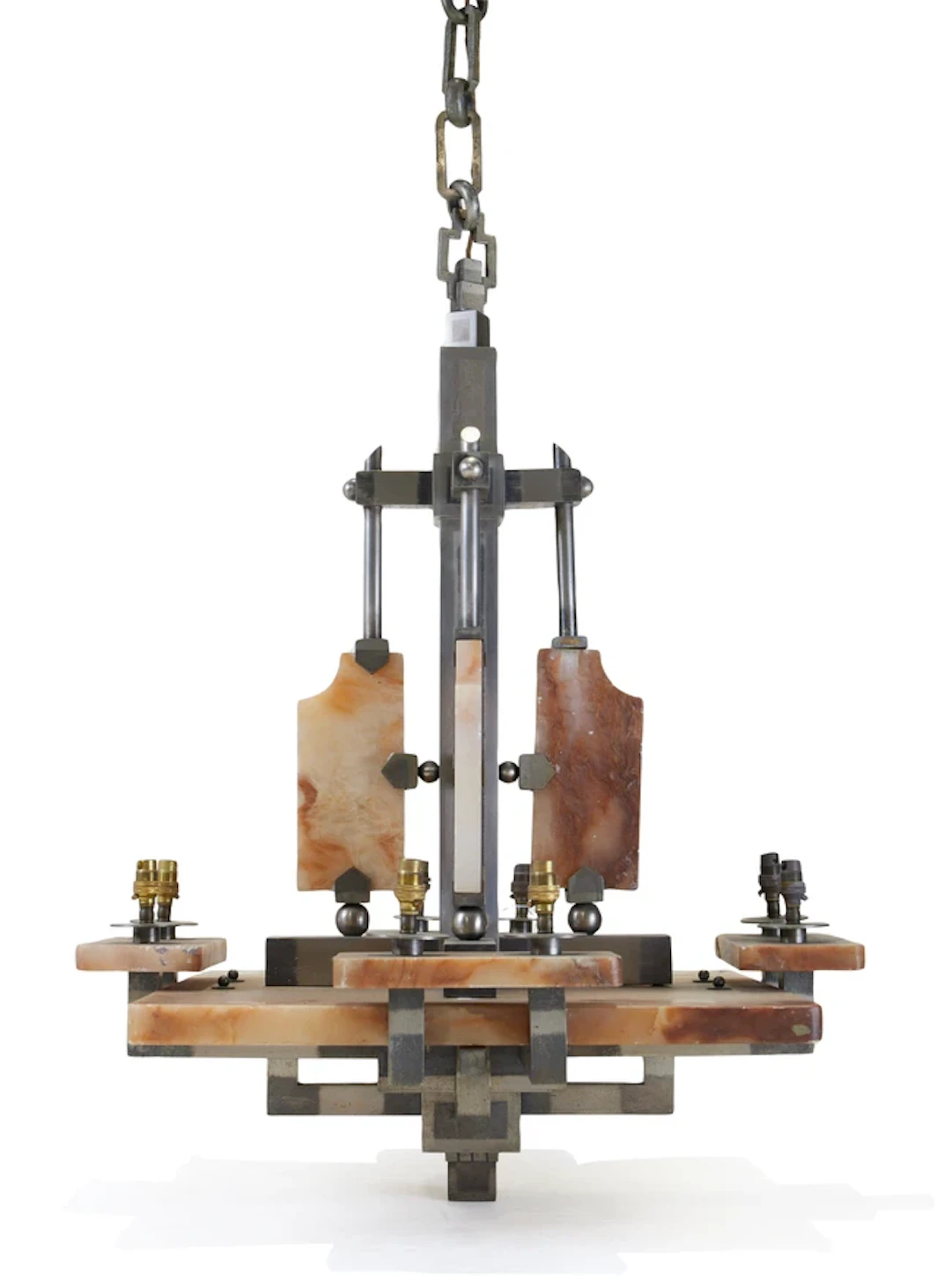 Attributed to Eric Bagge (1890-1978) Eight-light ceiling light
