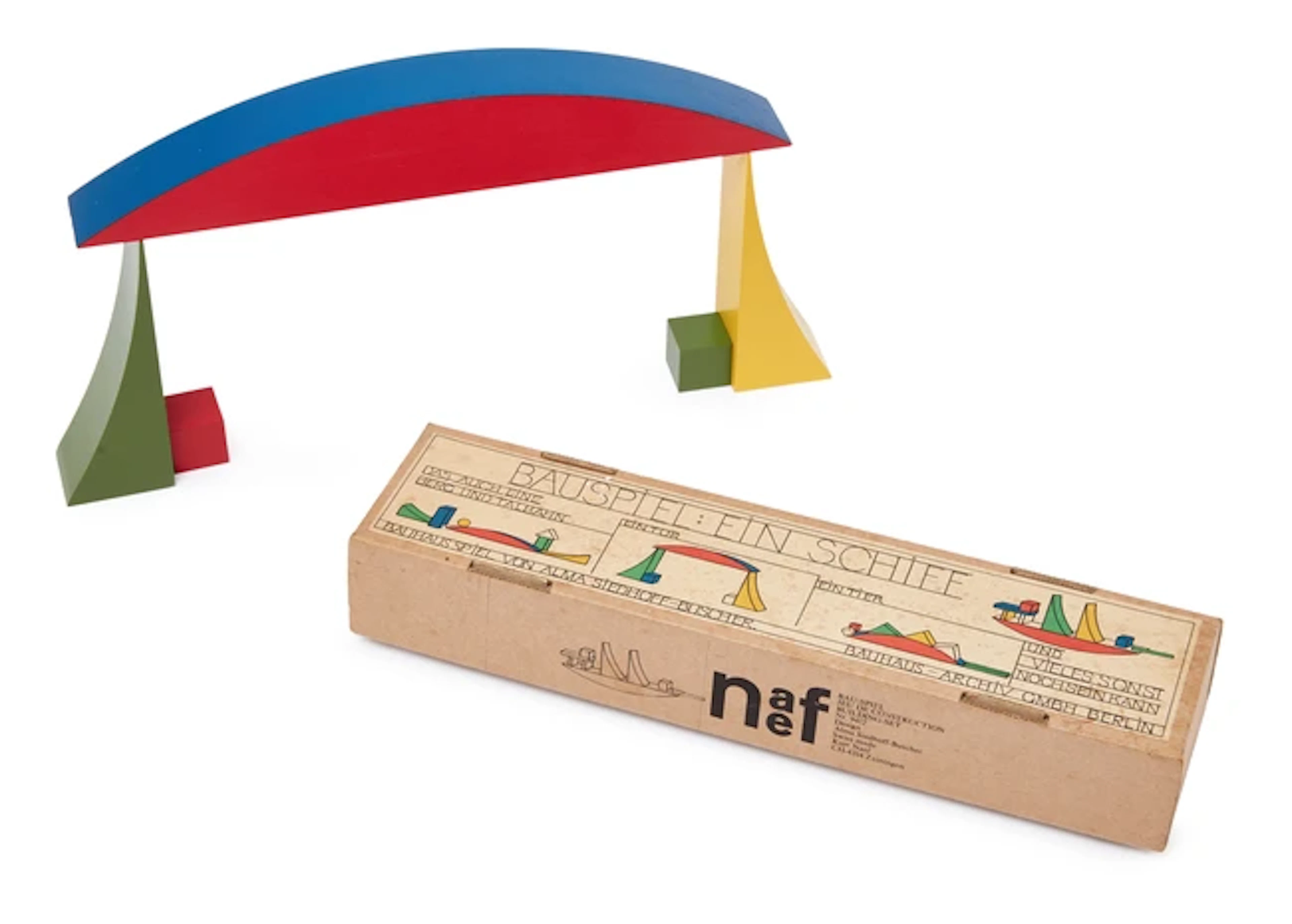 Alma Siedhoff-Buscher (1899-1944) for Naef Bauhaus Bauspiel