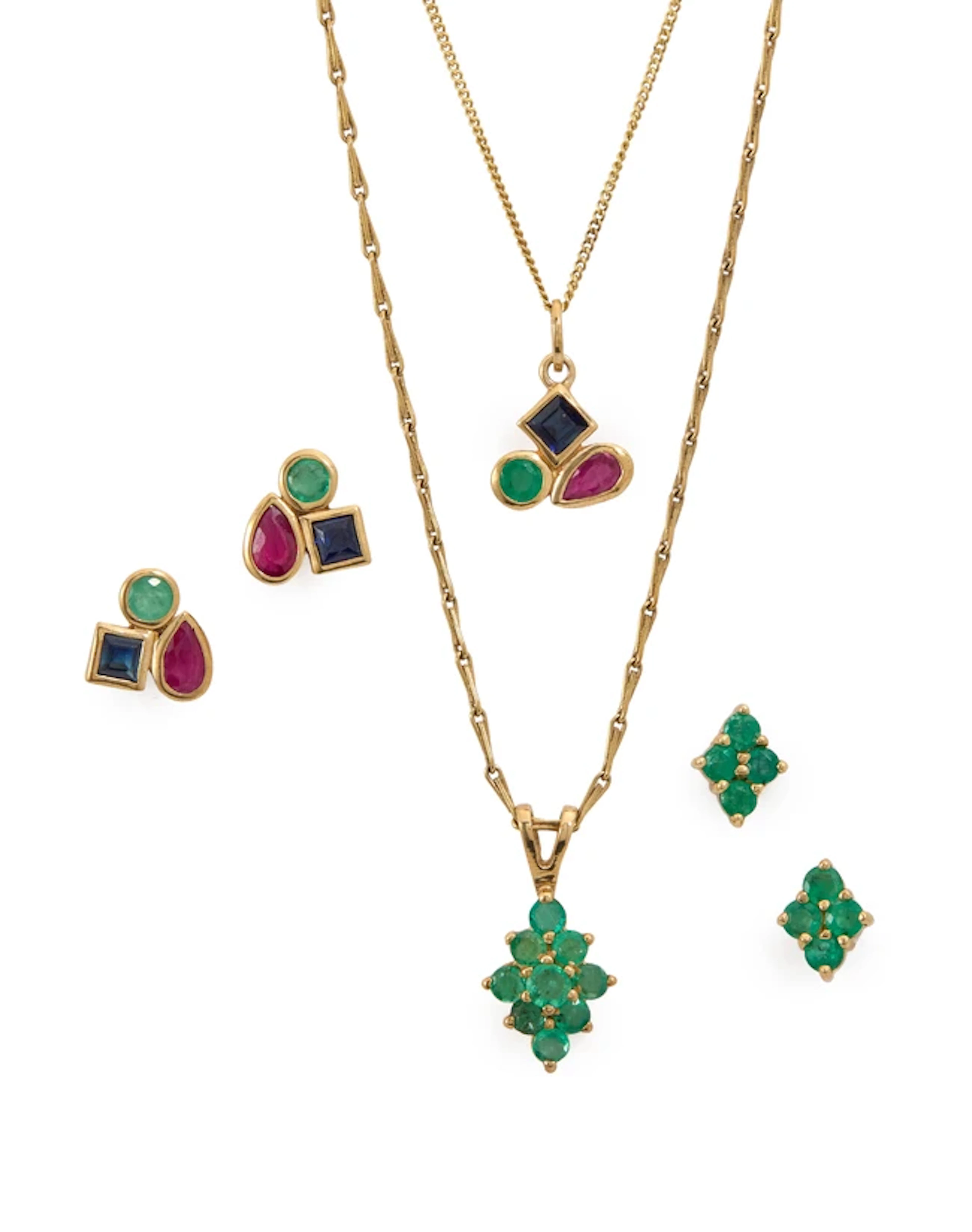A small group of gem-set jewellery