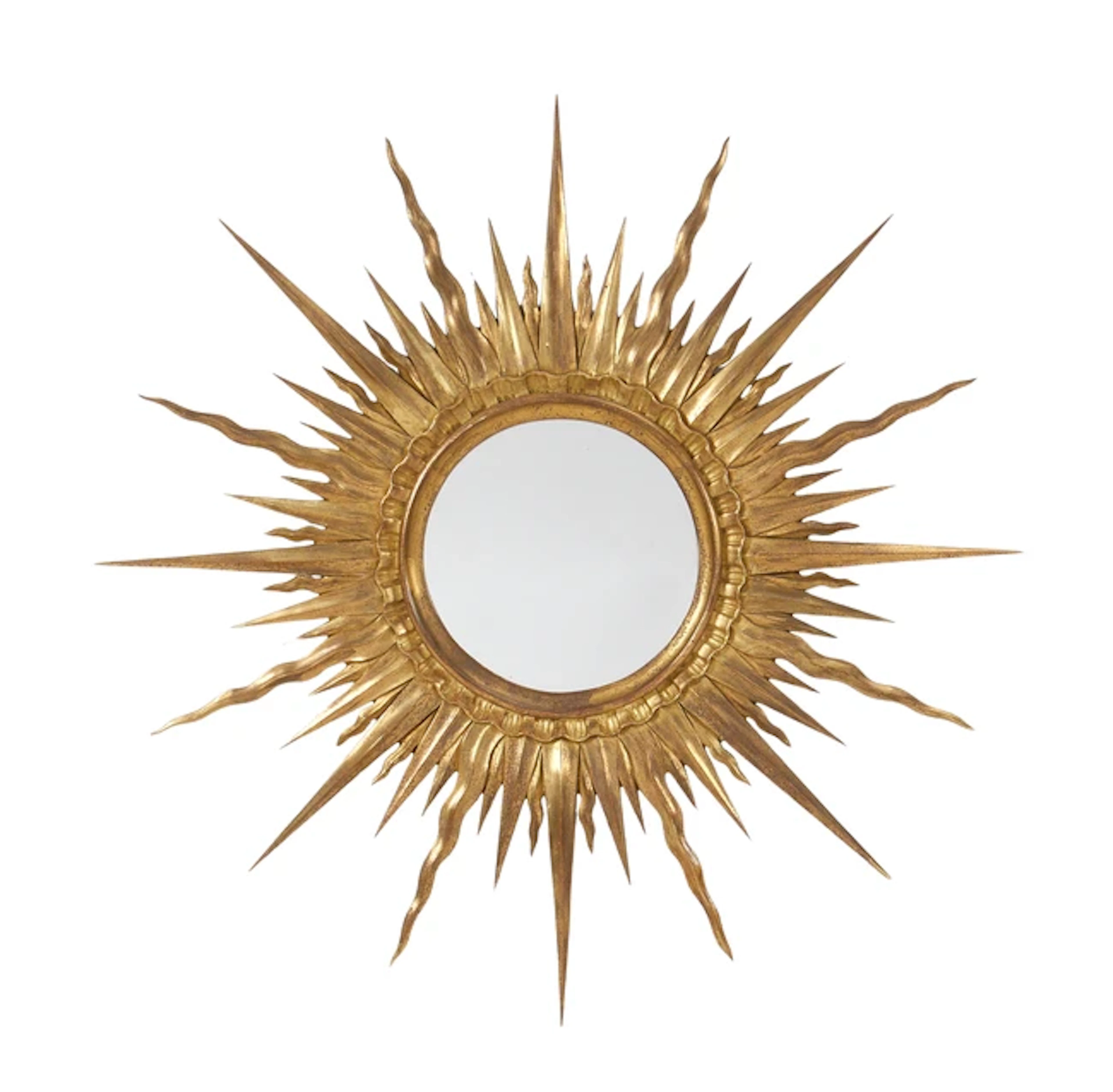 French Sunburst wall mirror
