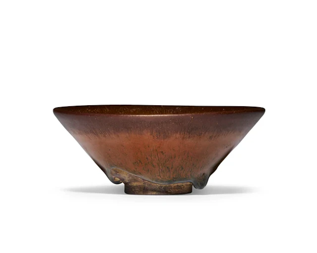 A Chinese Jian ware 'hare's fur' bowl Song dynasty The...