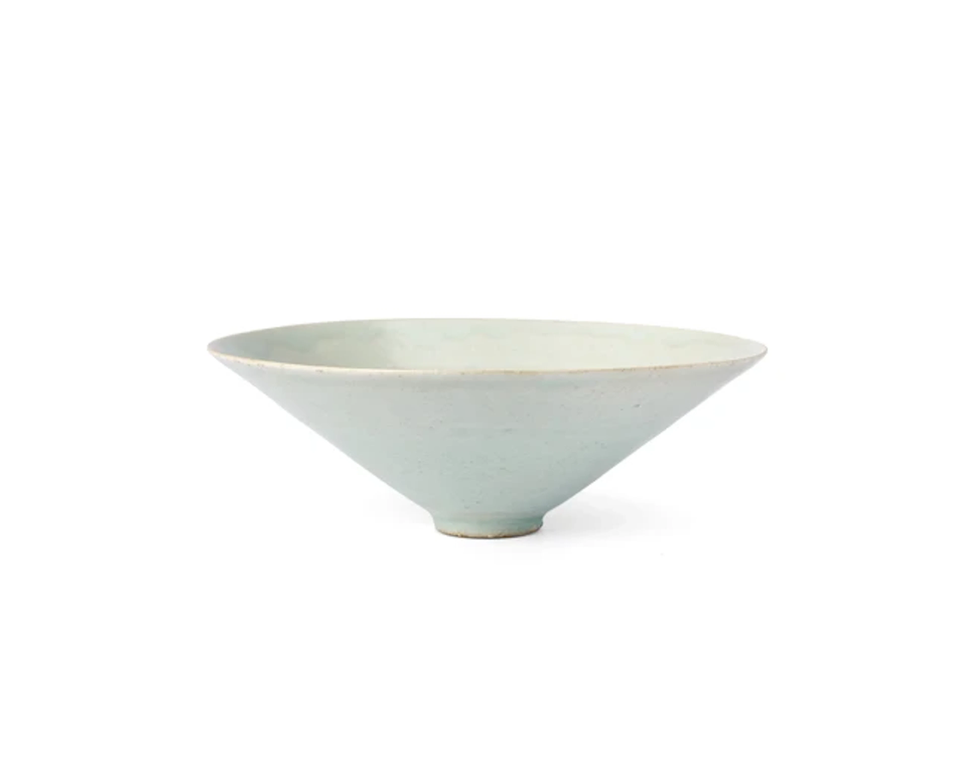A Chinese moulded qingbai ‘phoenix’ conical bowl Song...