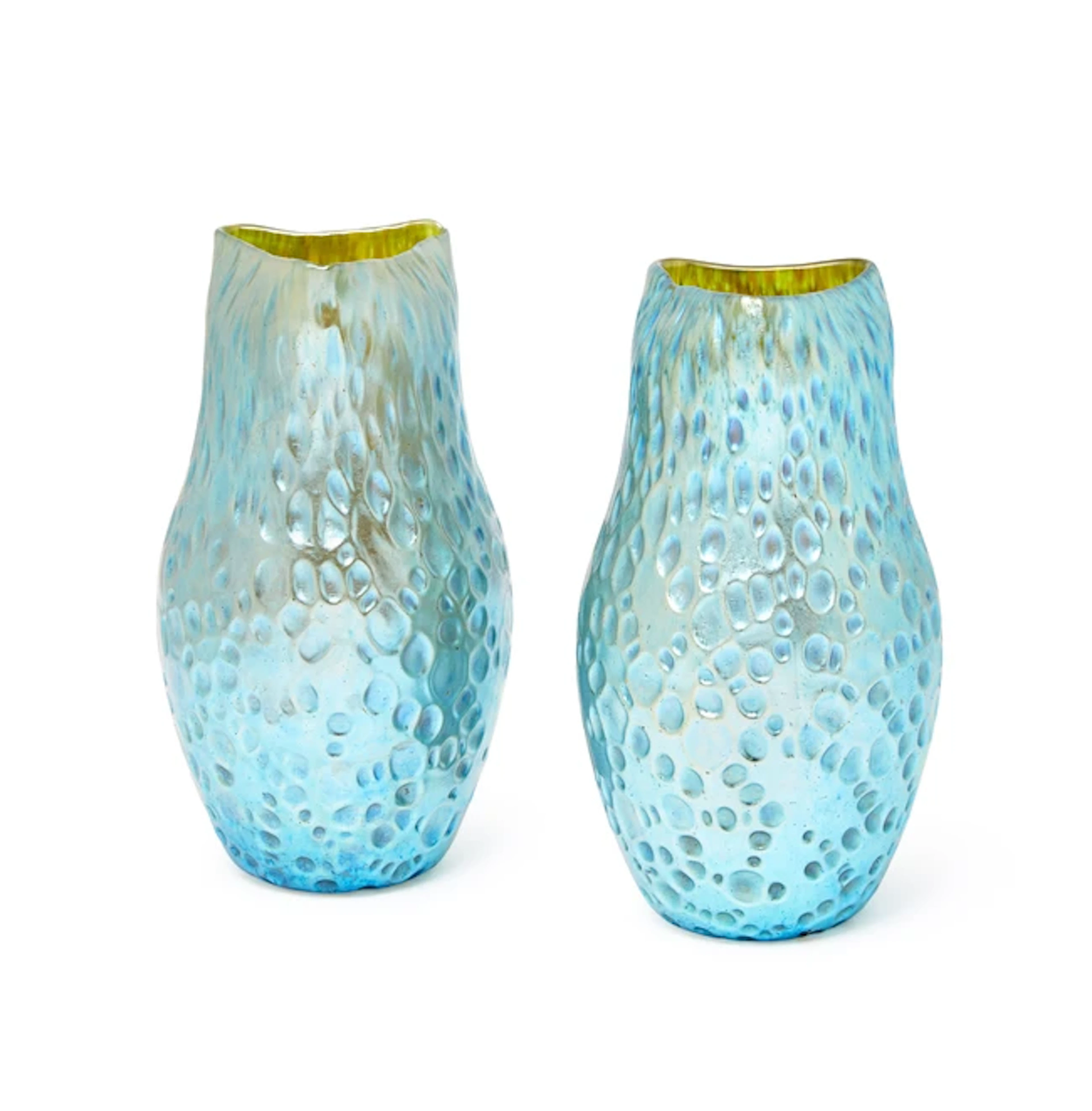 Loetz Pair of Diaspora vases