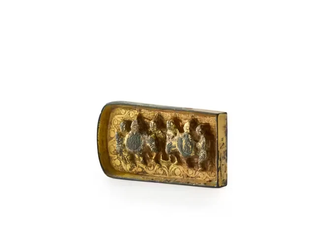 This lot is offered without reserve A Chinese parcel-gilt...