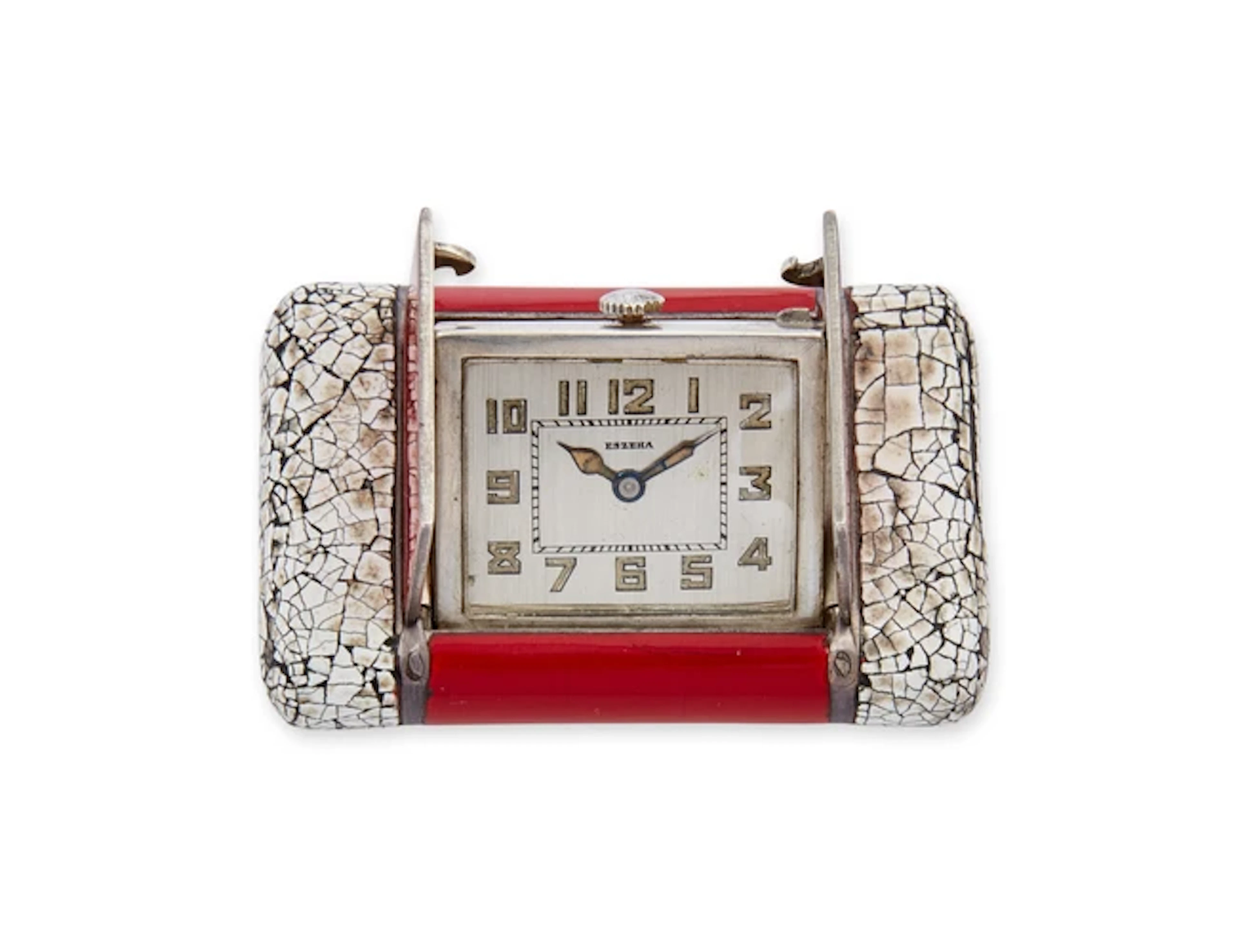 Karl Scheufele for Eszeha Art Deco travelling clock