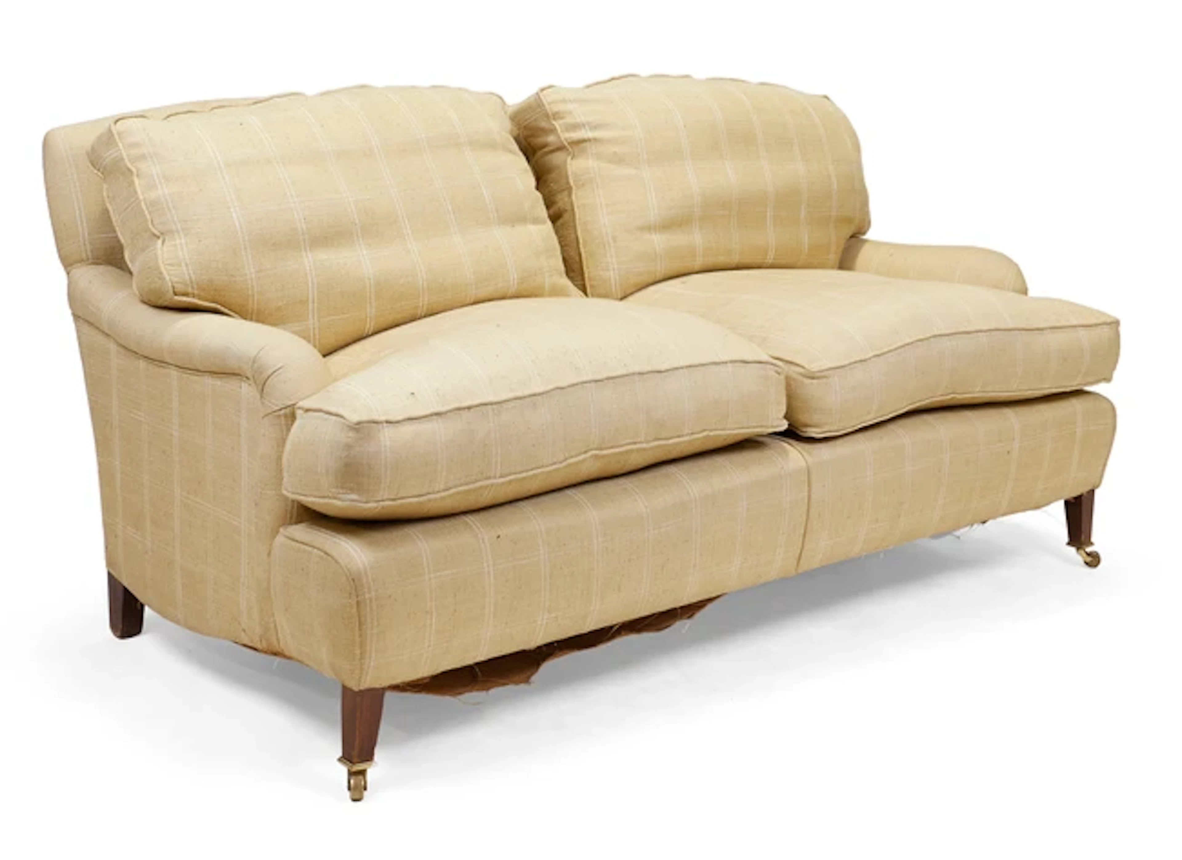 A modern two seat sofa