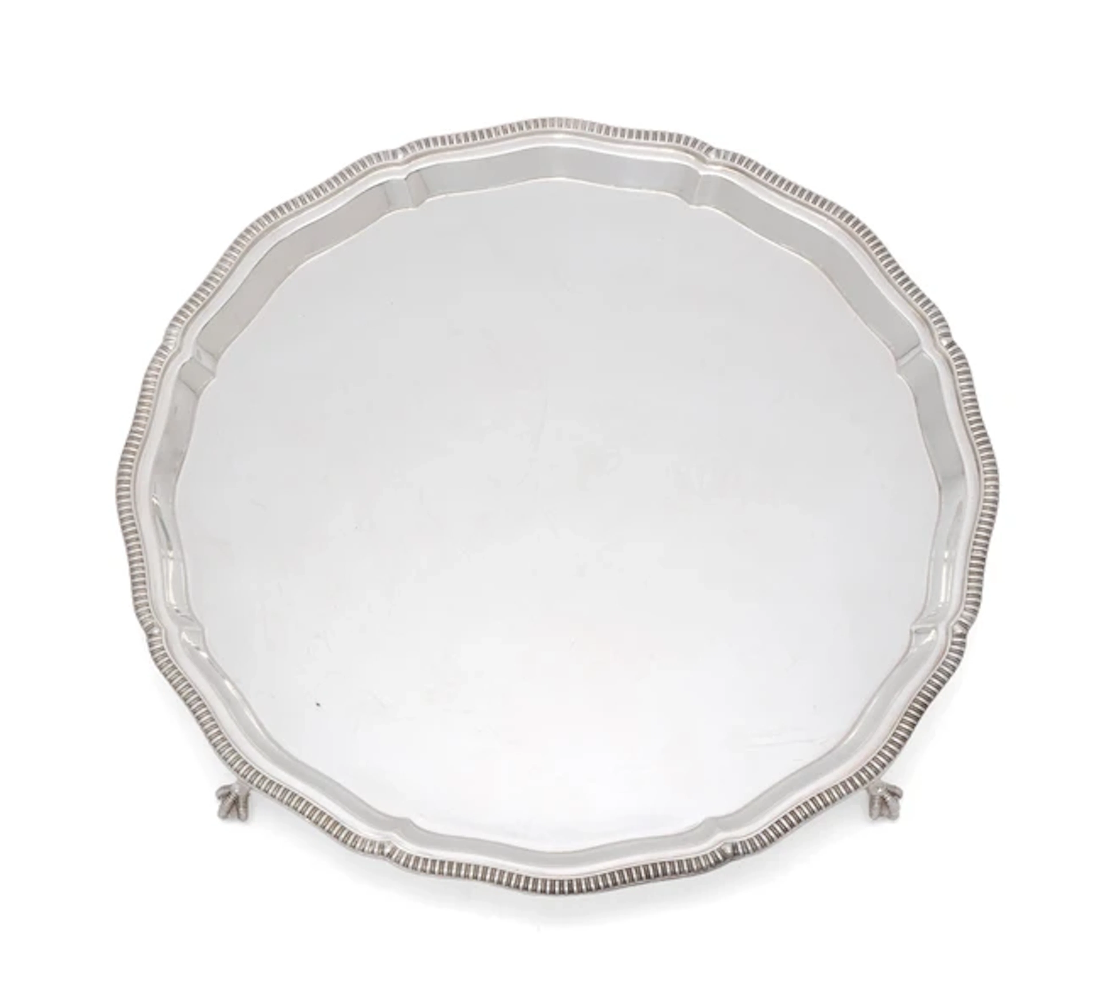 An Elizabeth II silver salver