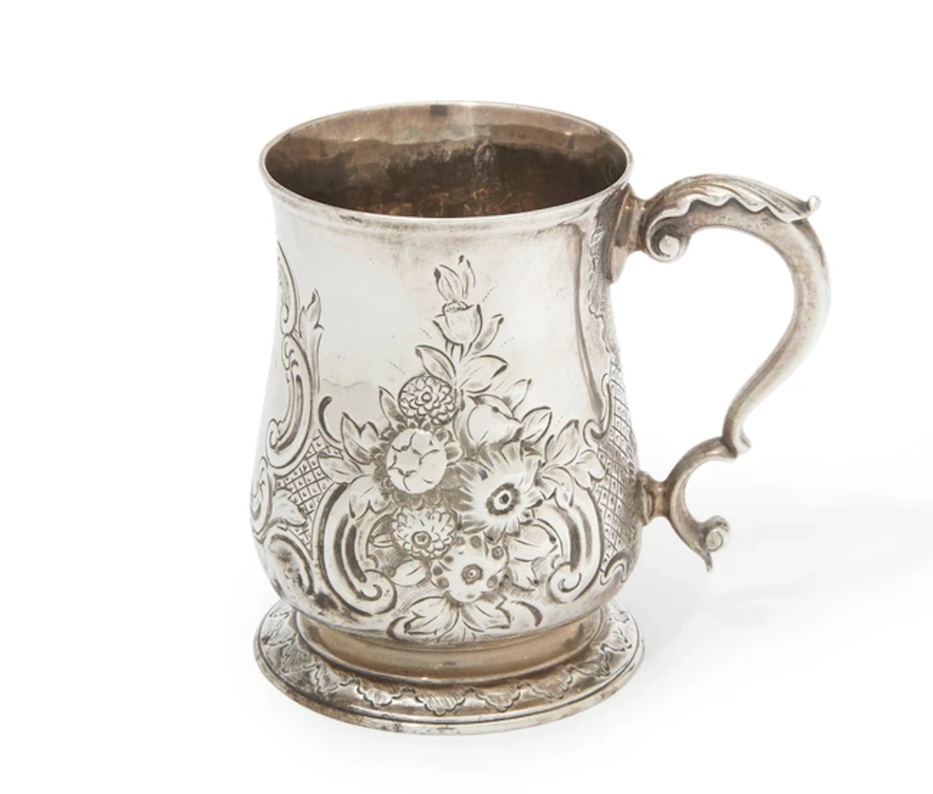 A George III silver mug