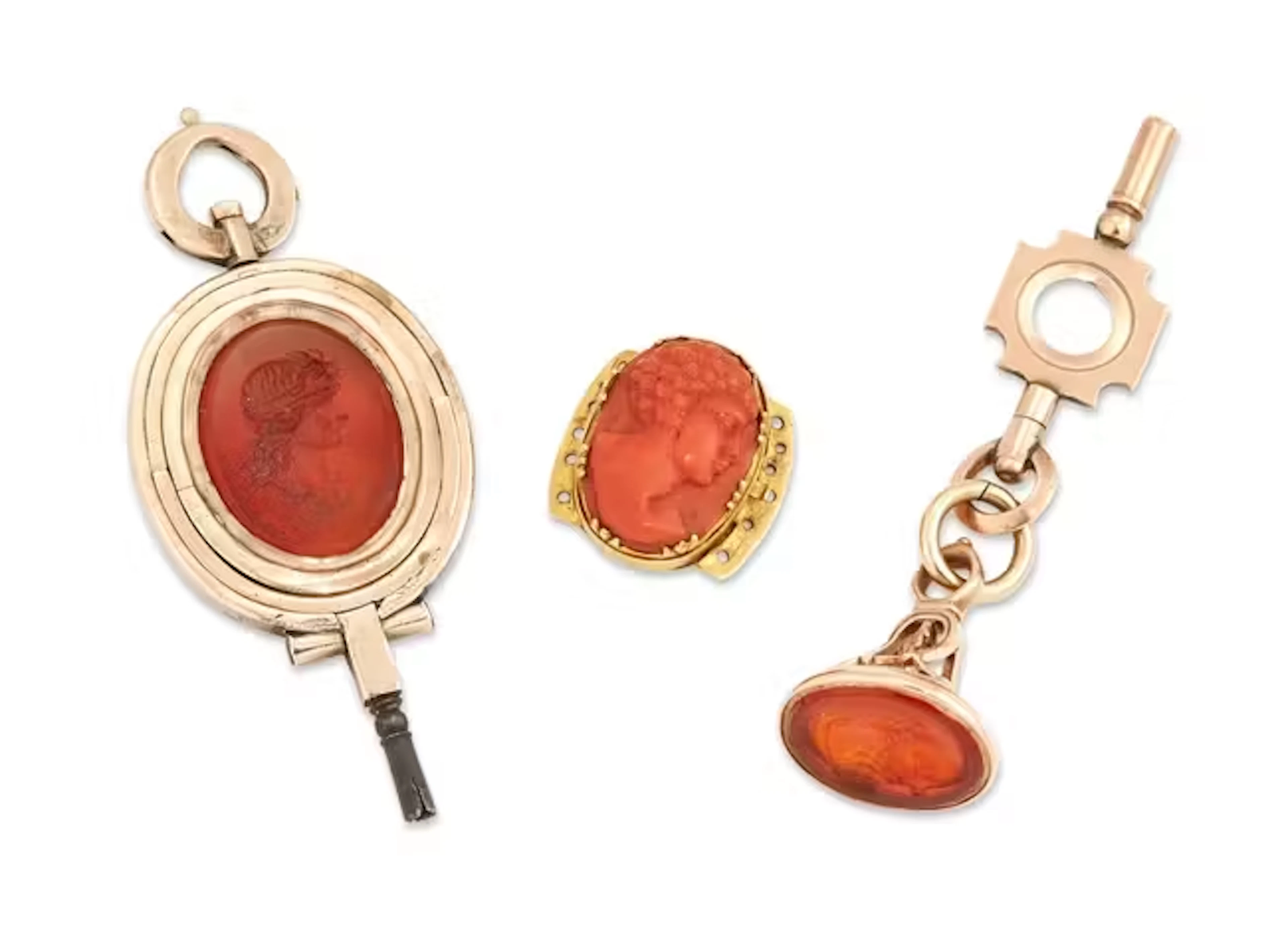 A group of 19th century items