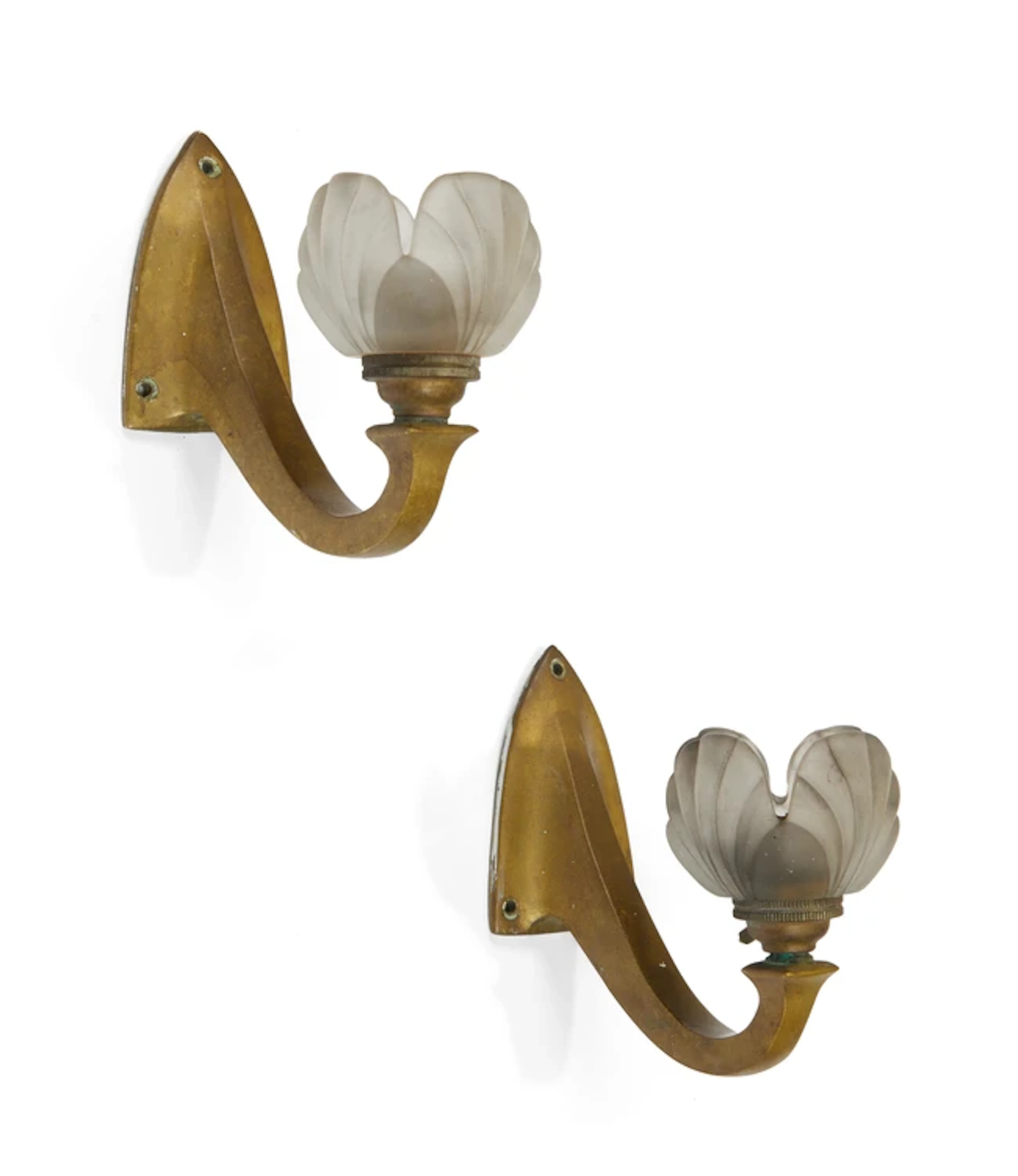Art Nouveau Pair of wall lights