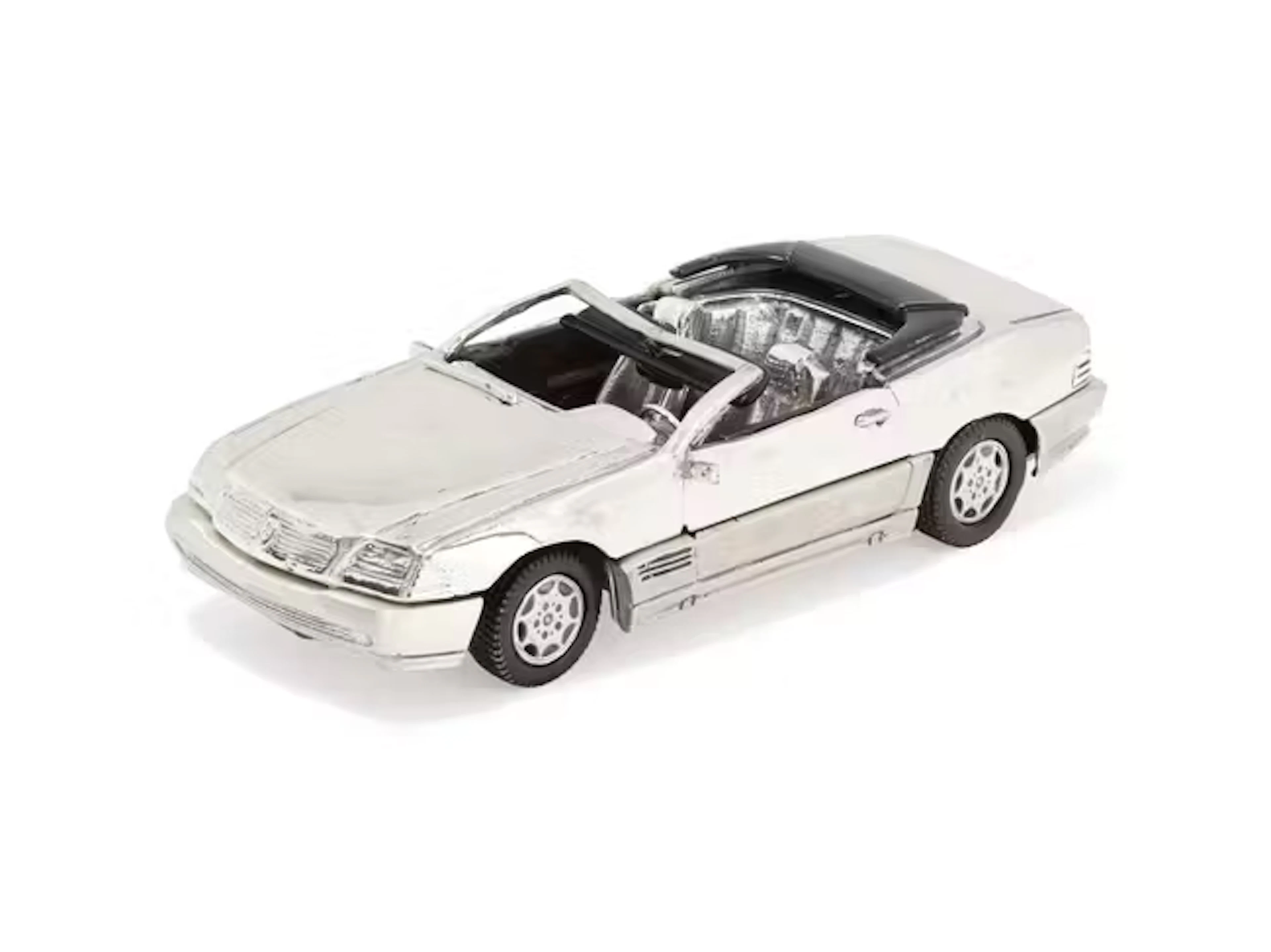 An Italian replica of a Mercedes-Benz R129 SL model car