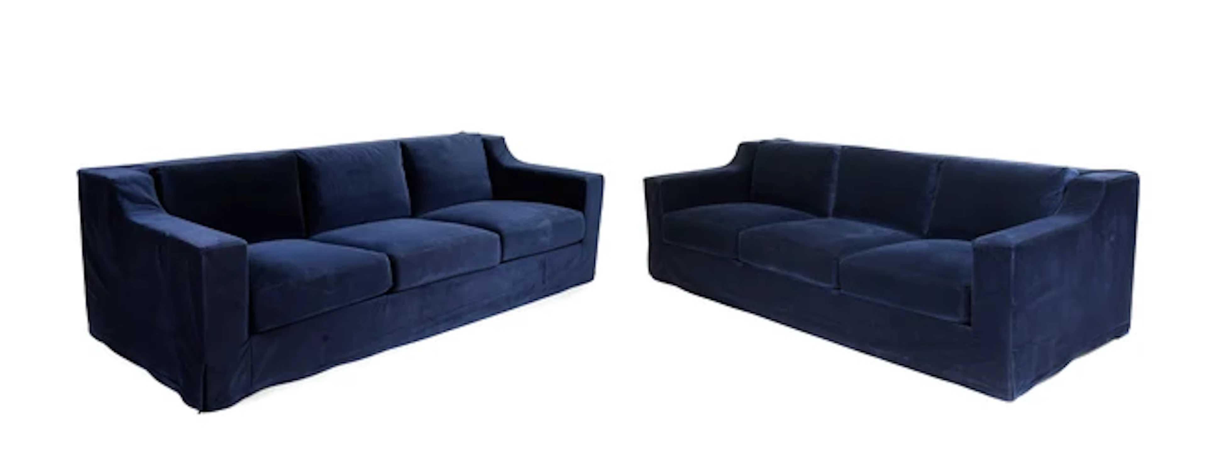 India Mahdavi (b.1962) Pair of 'Jetlag' sofas