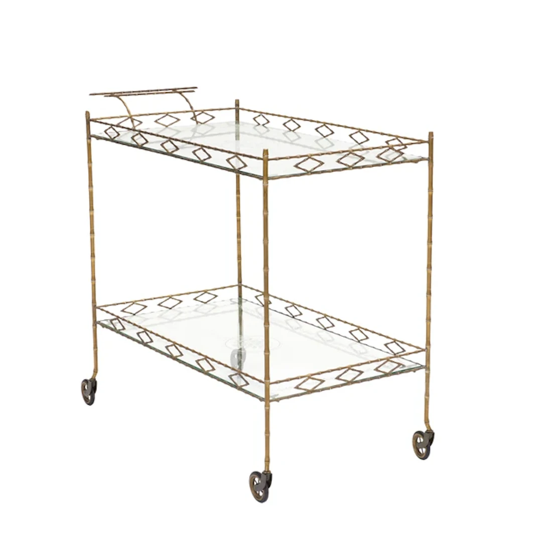 Manner of Maison Bagues Two tier trolley