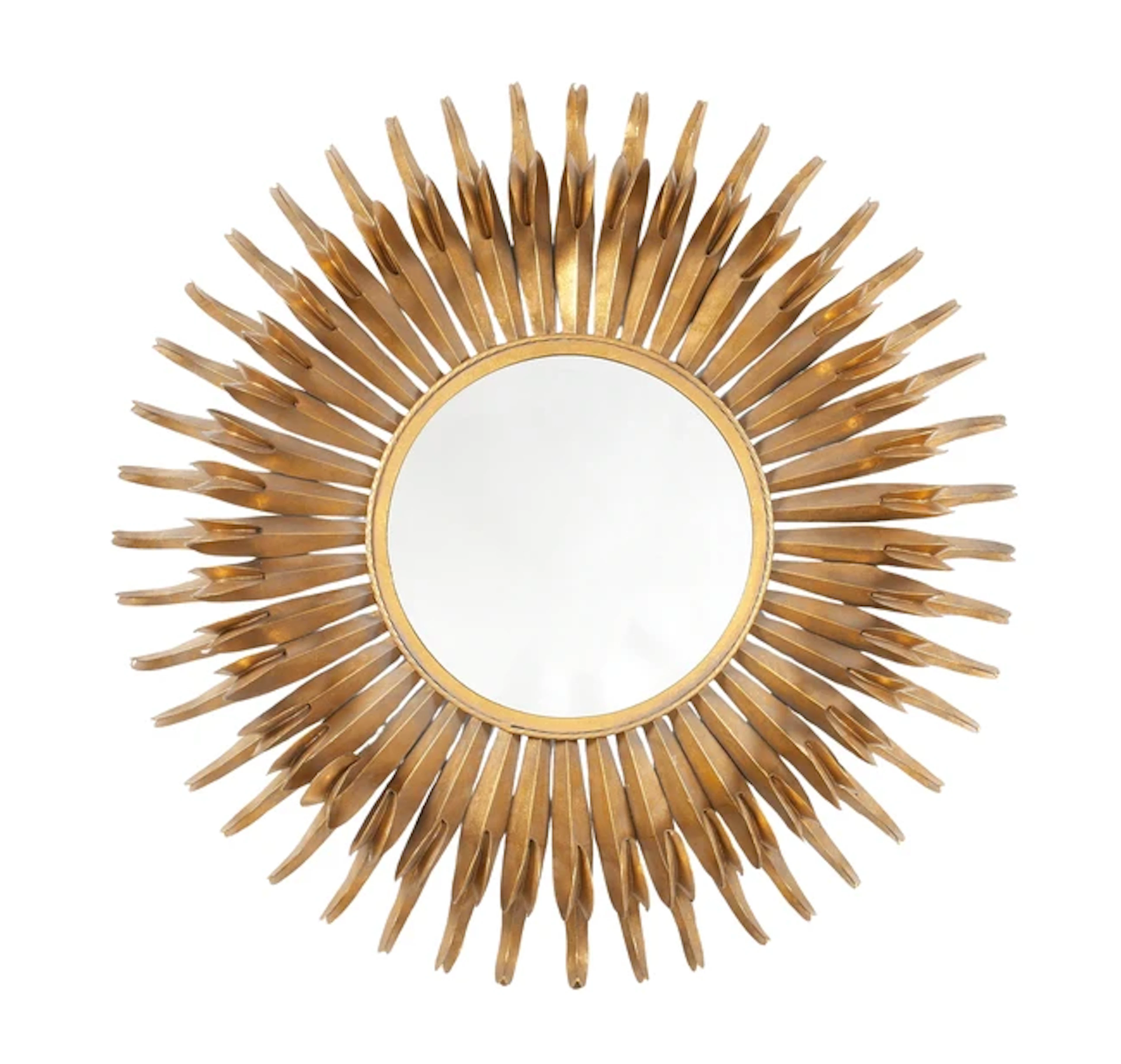 French Large sunburst wall mirror
