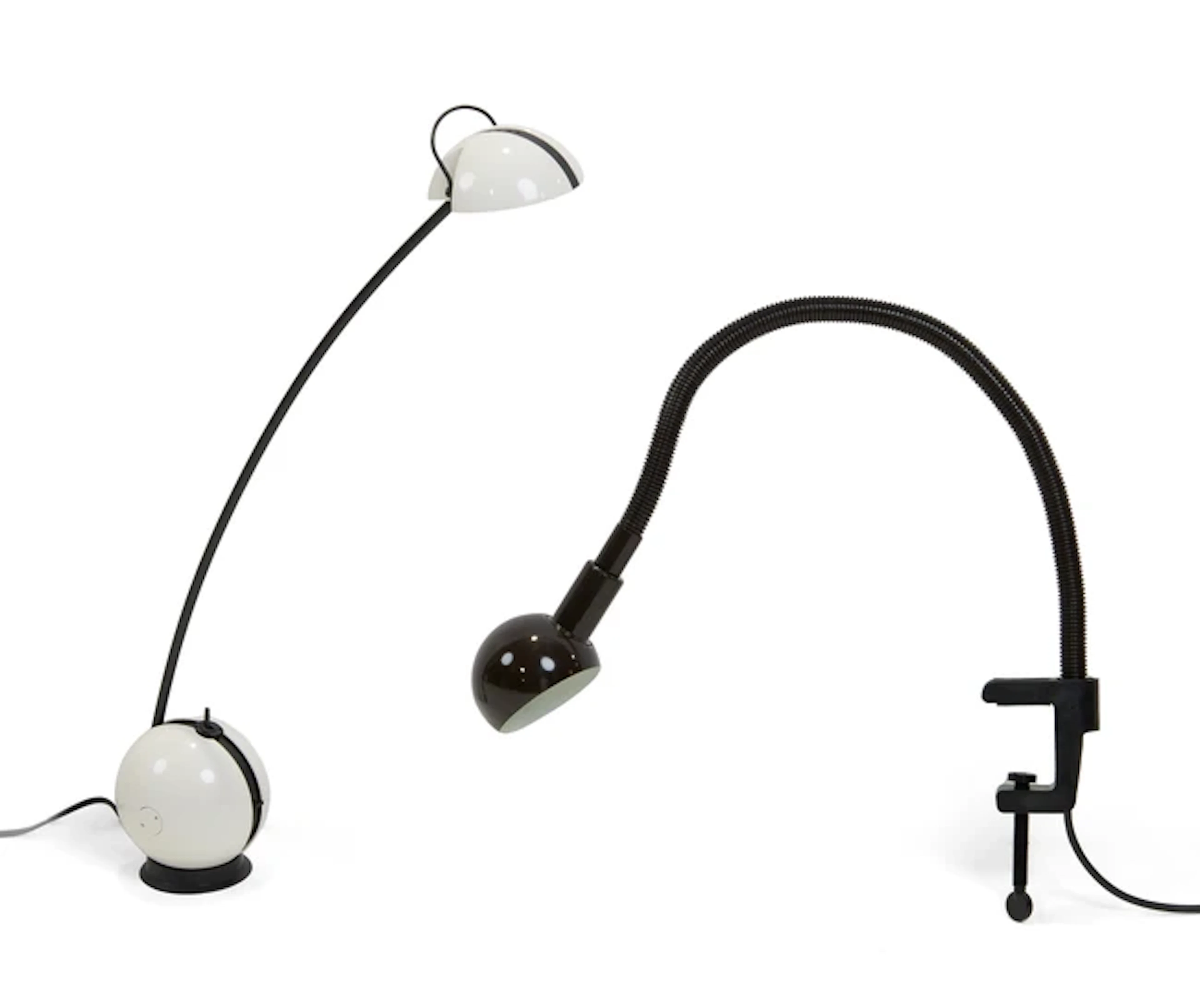 Isao Hosoe (1942-2015) for Valenti Hebi table lamp & and an Alina table lamp