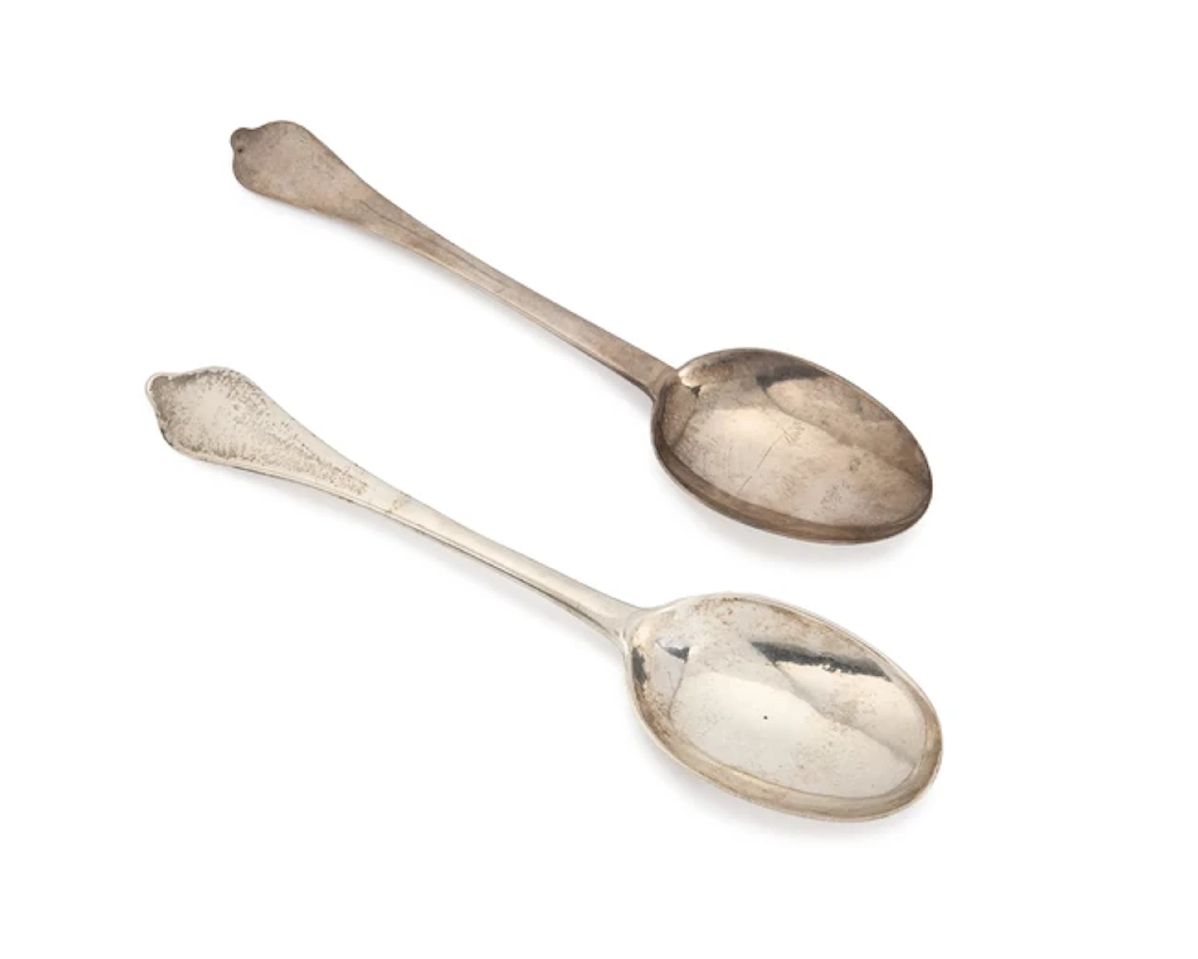 A Queen Anne Britannia silver dog-nose spoon