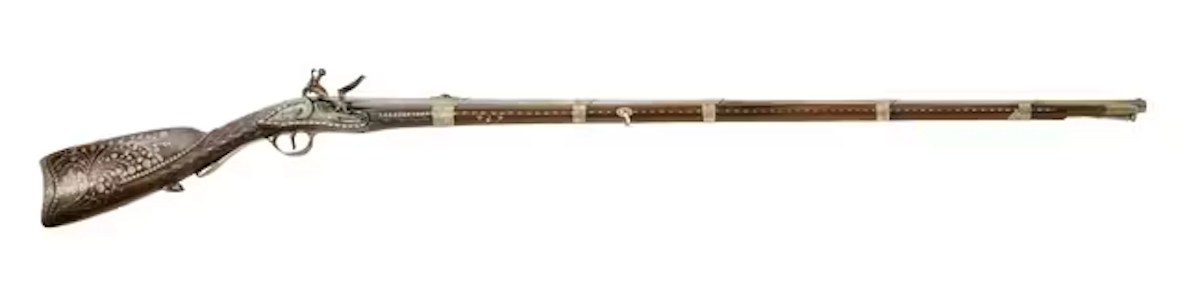 An Italian flintlock sporting gun
