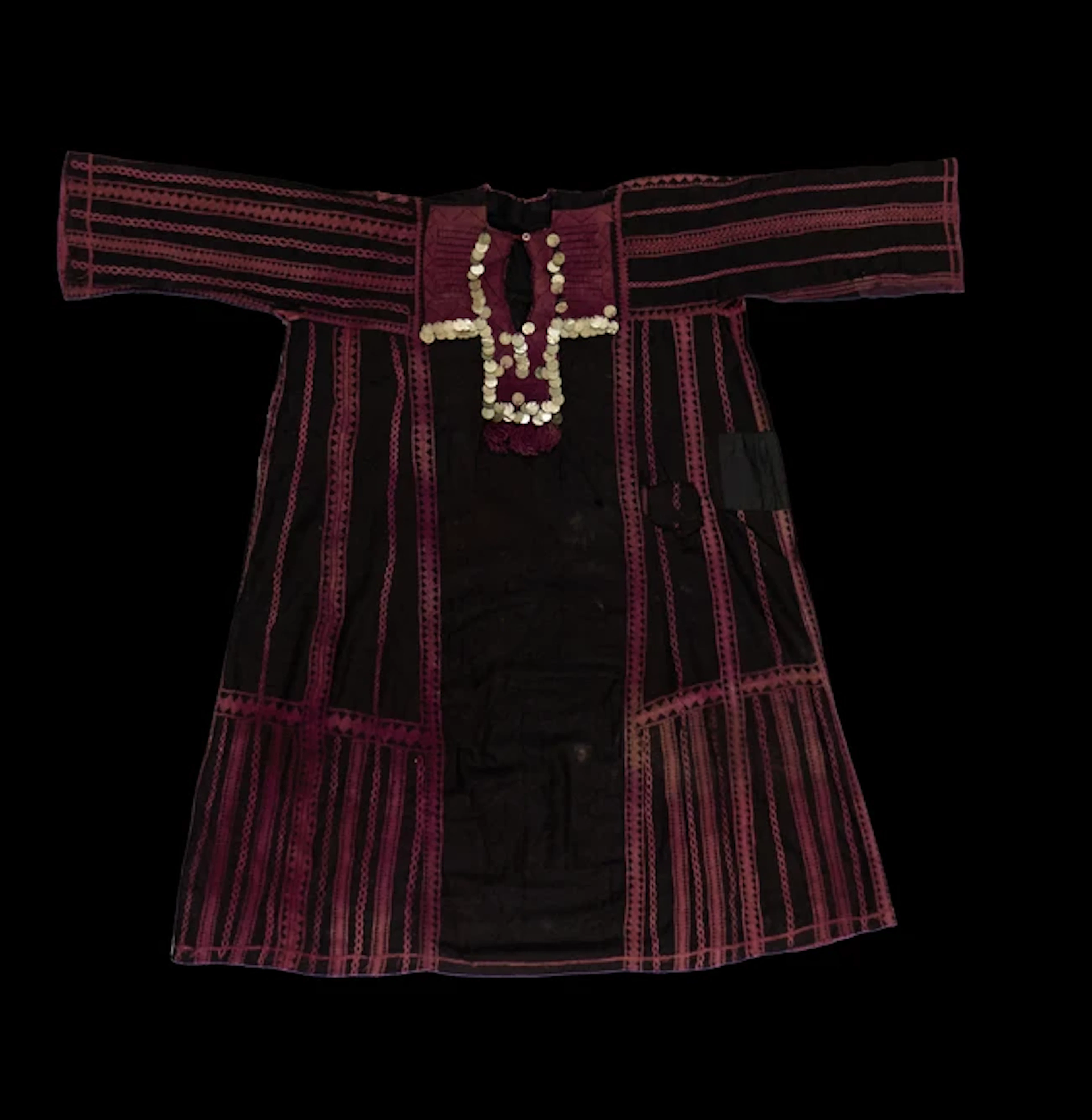 An embroidered robe