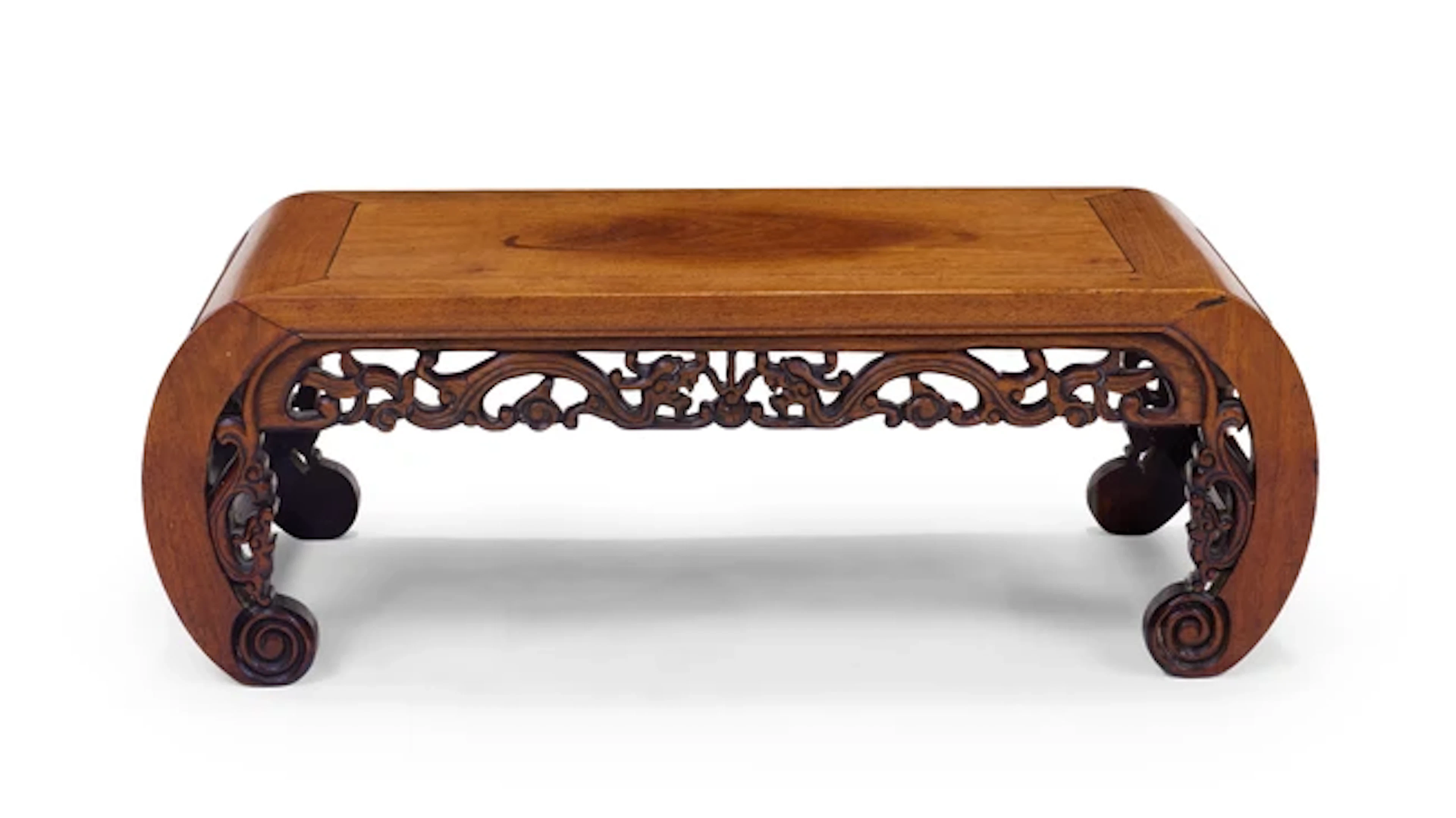 A small Chinese hongmu low table