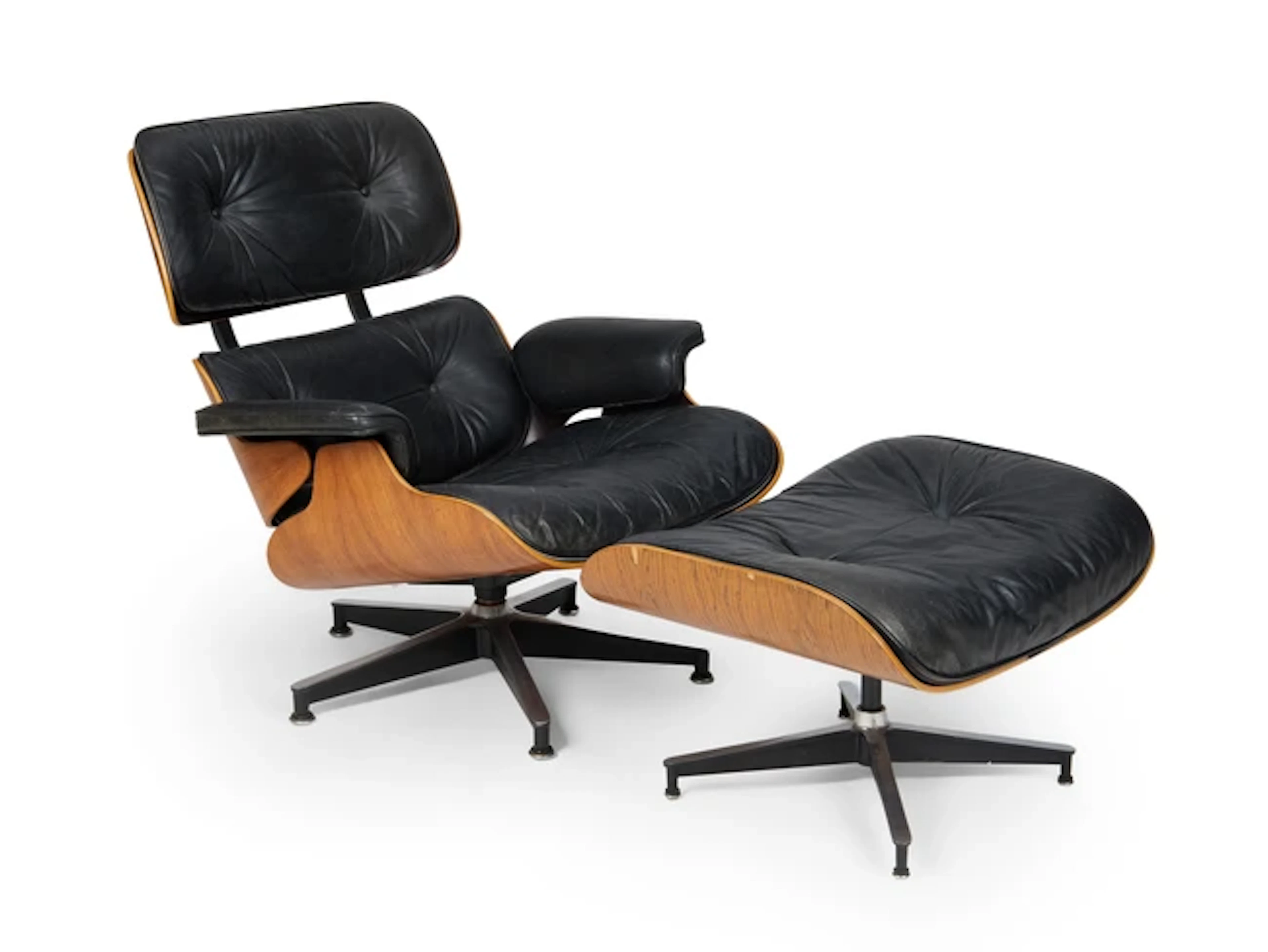 Charles & Ray Eames for Herman Miller Model '670' lounge chair and '671' ottoman
