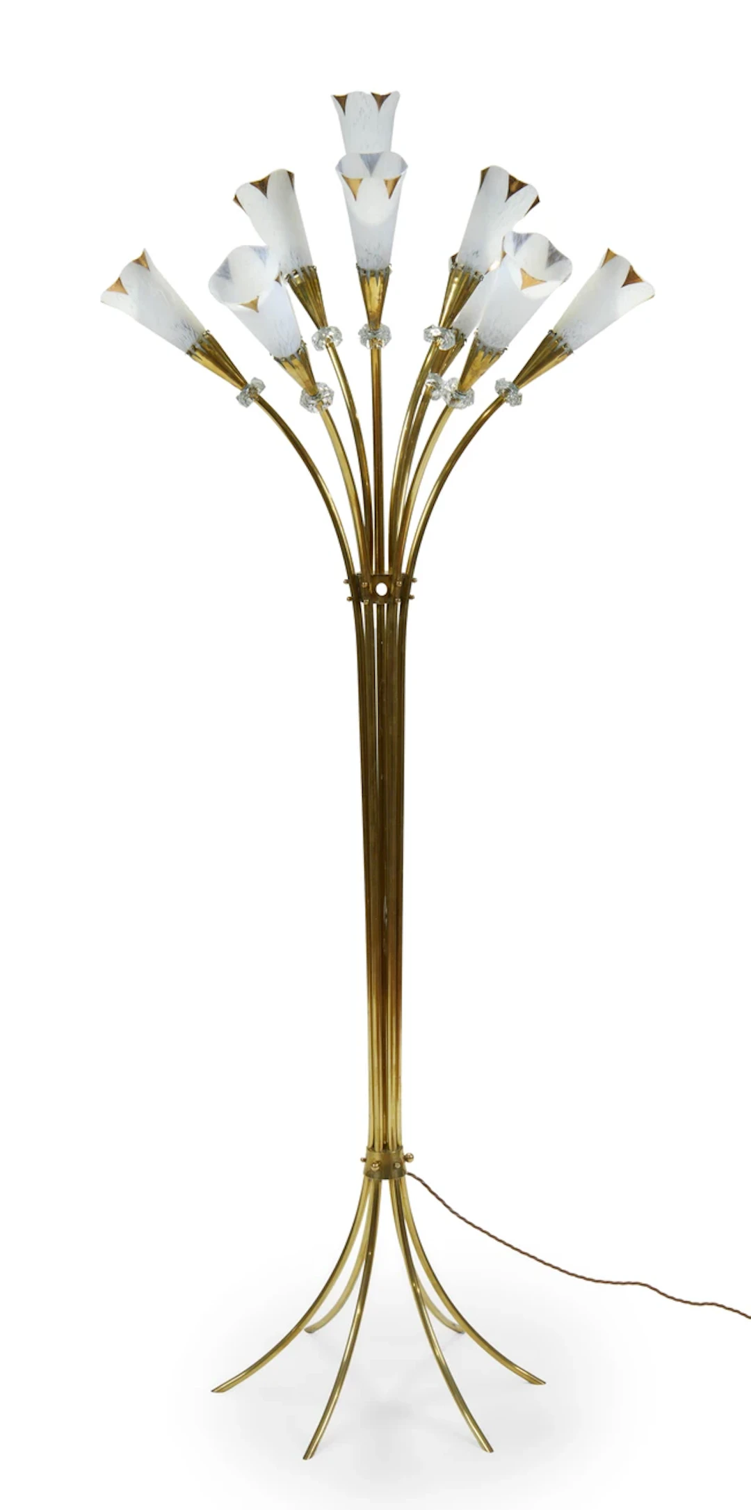 French Ten-light standard lamp
