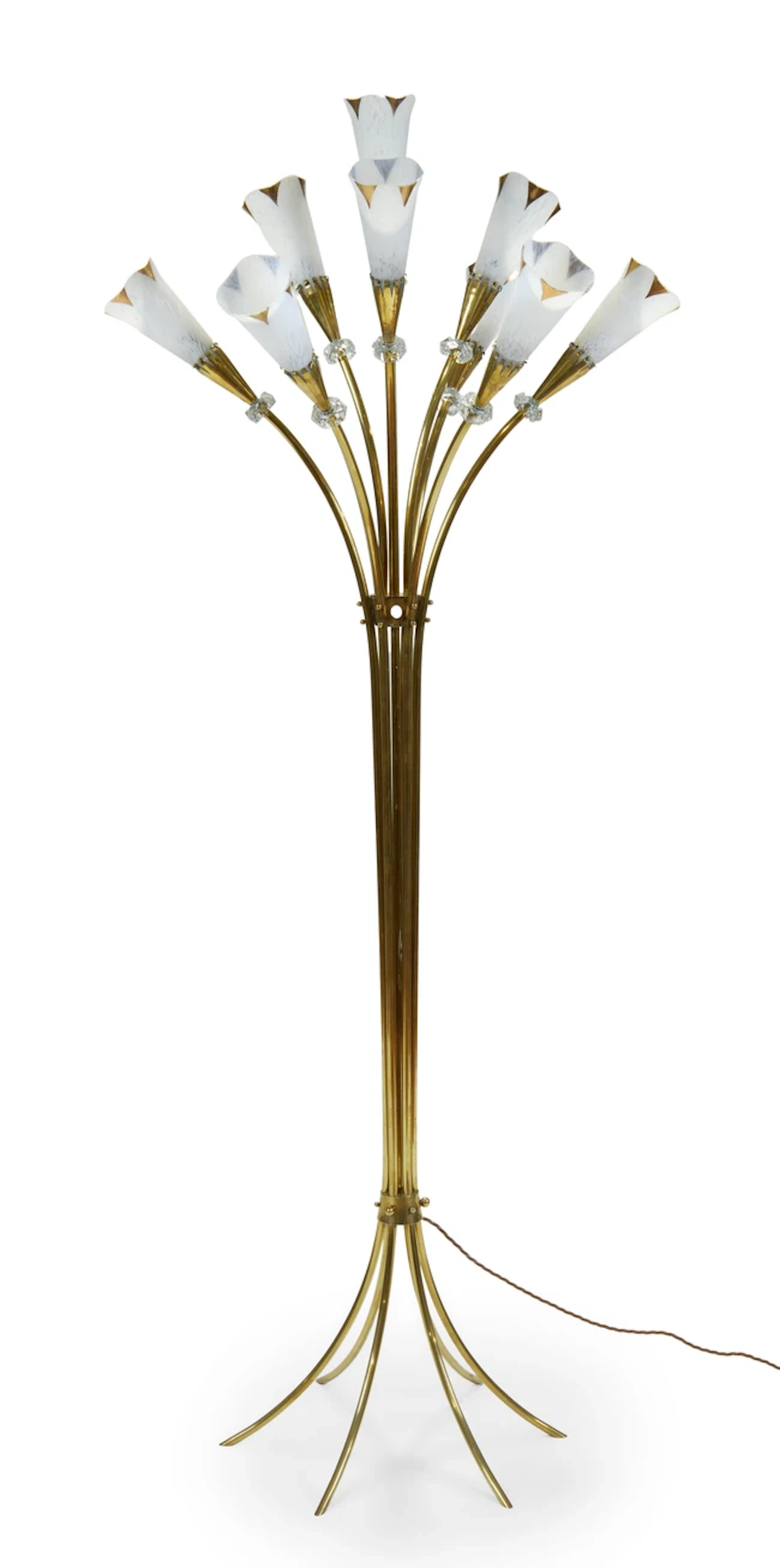 French Ten-light standard lamp