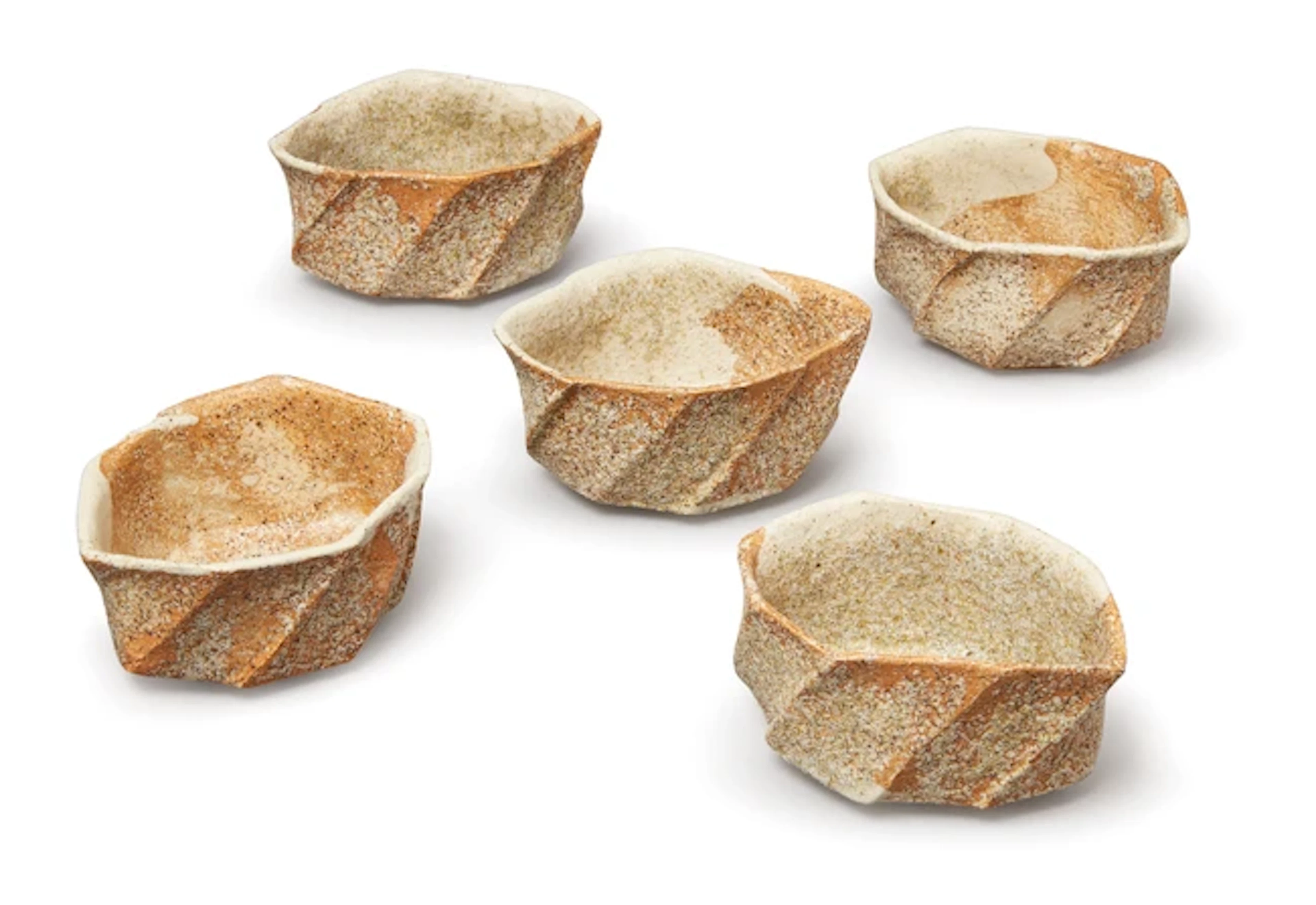 Sakiyama Takayuki (b.1958) Set of five bowls