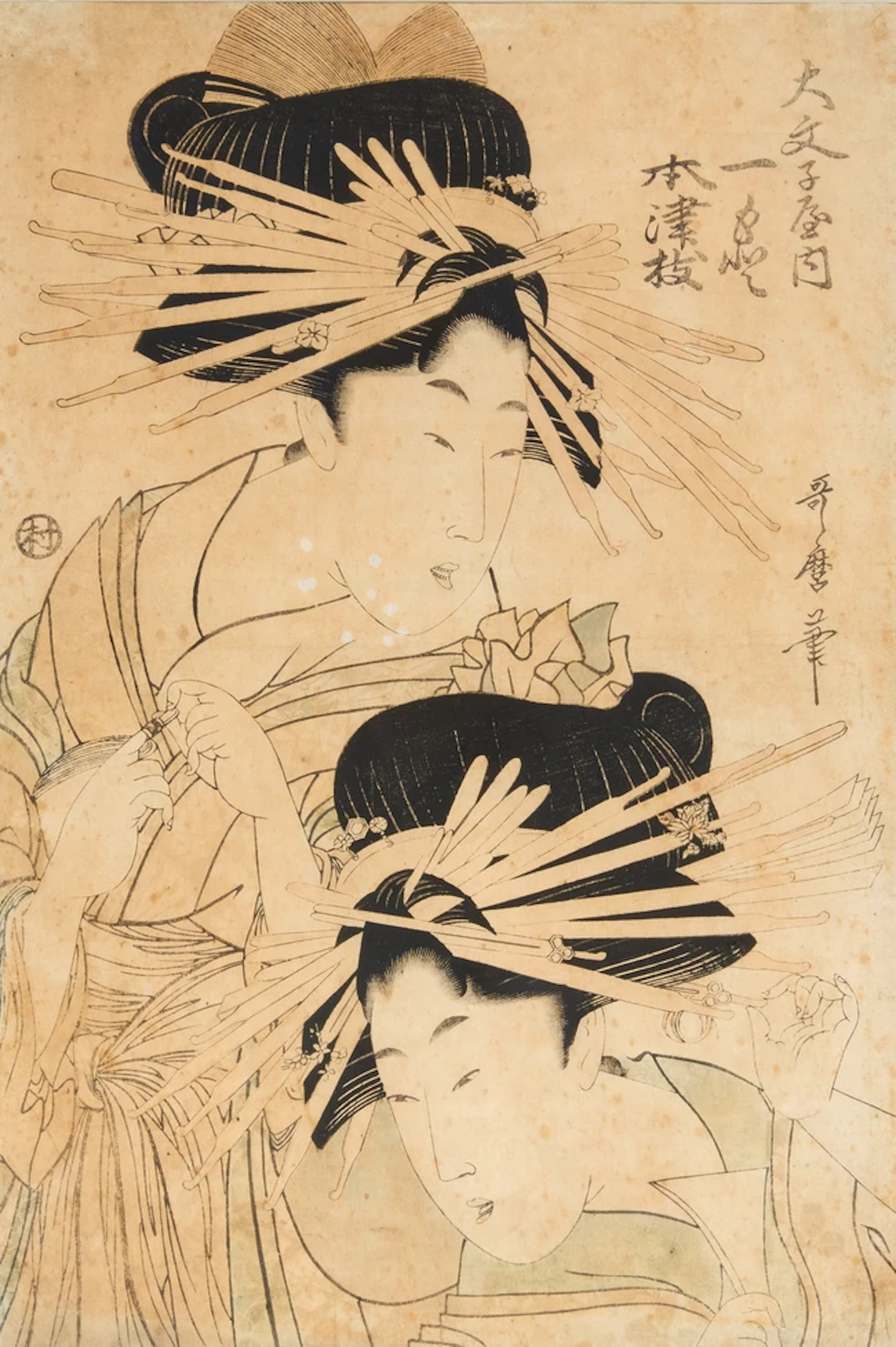 Utamaro Kitagawa (1753 - 1806) Japanese woodblock print