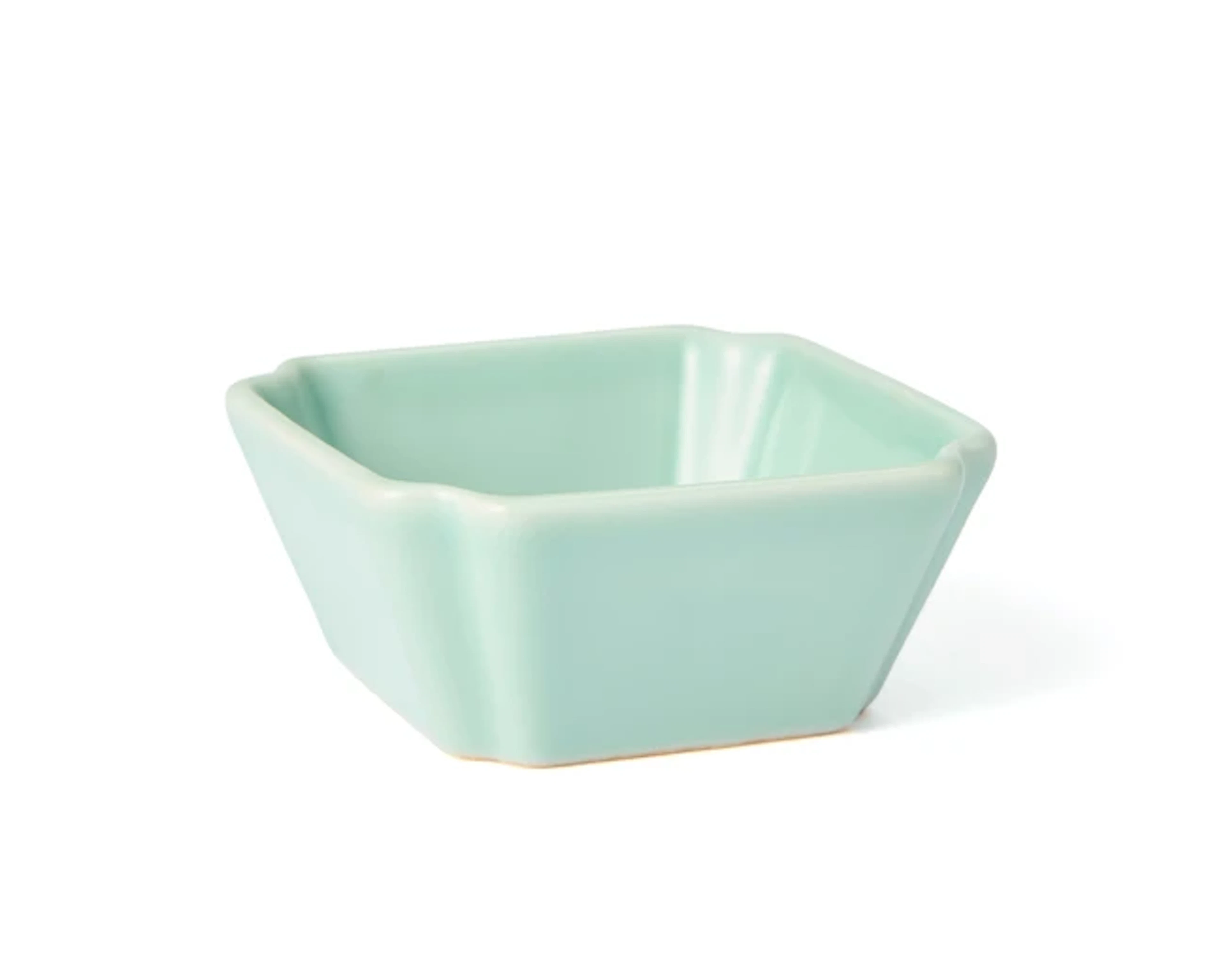 A Chinese pale celadon-glazed square brush washer Republic period