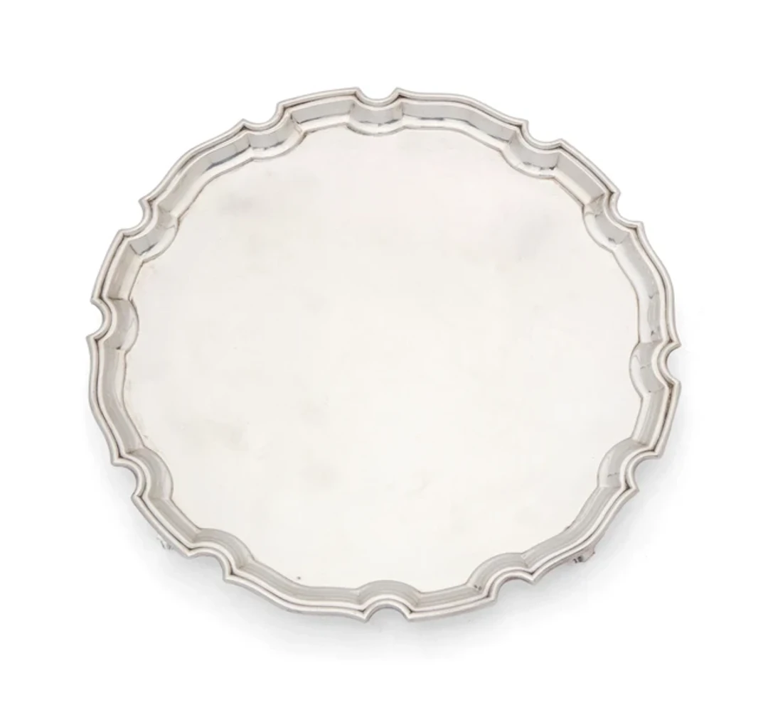 An Elizabeth II silver salver