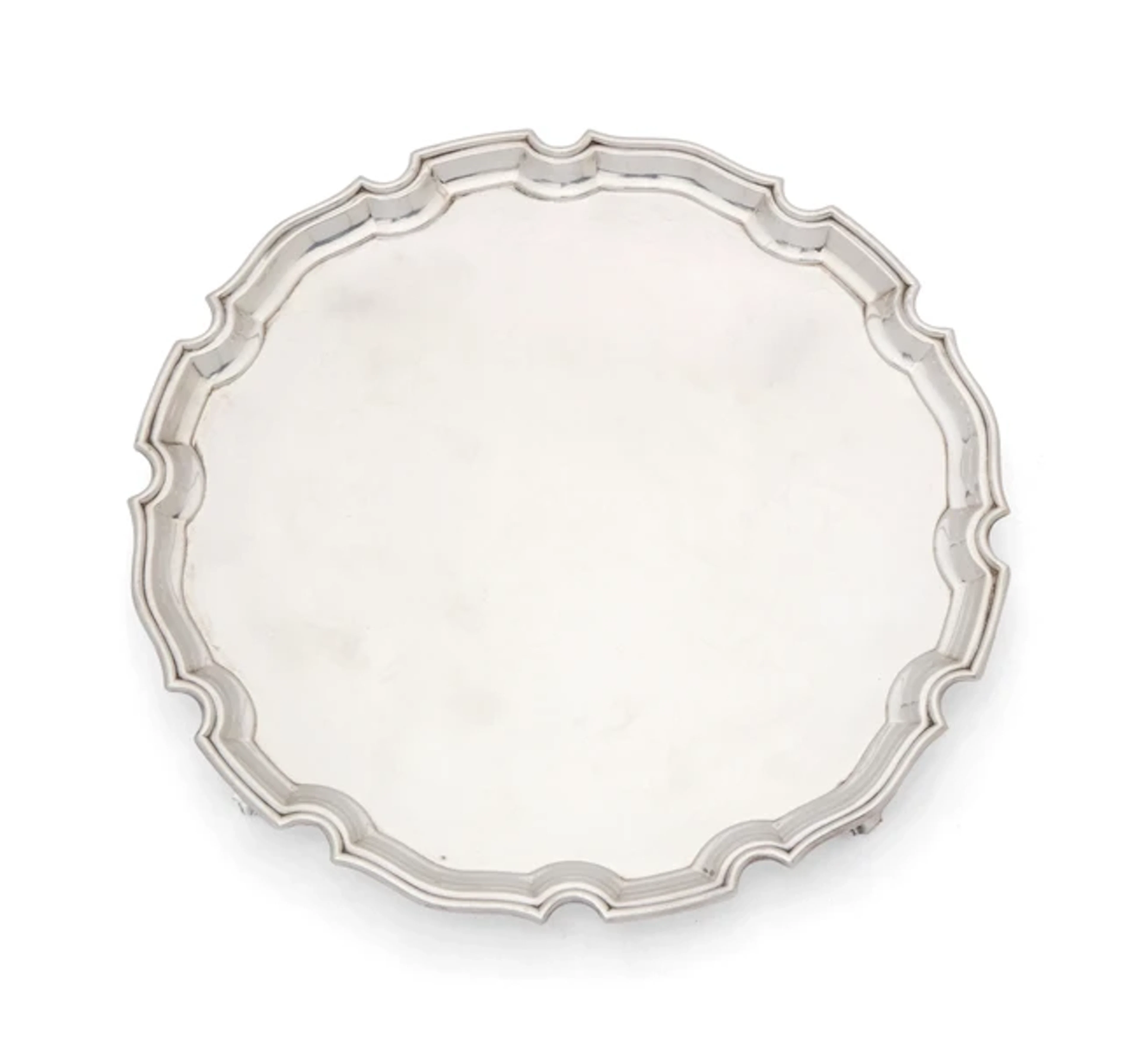 An Elizabeth II silver salver