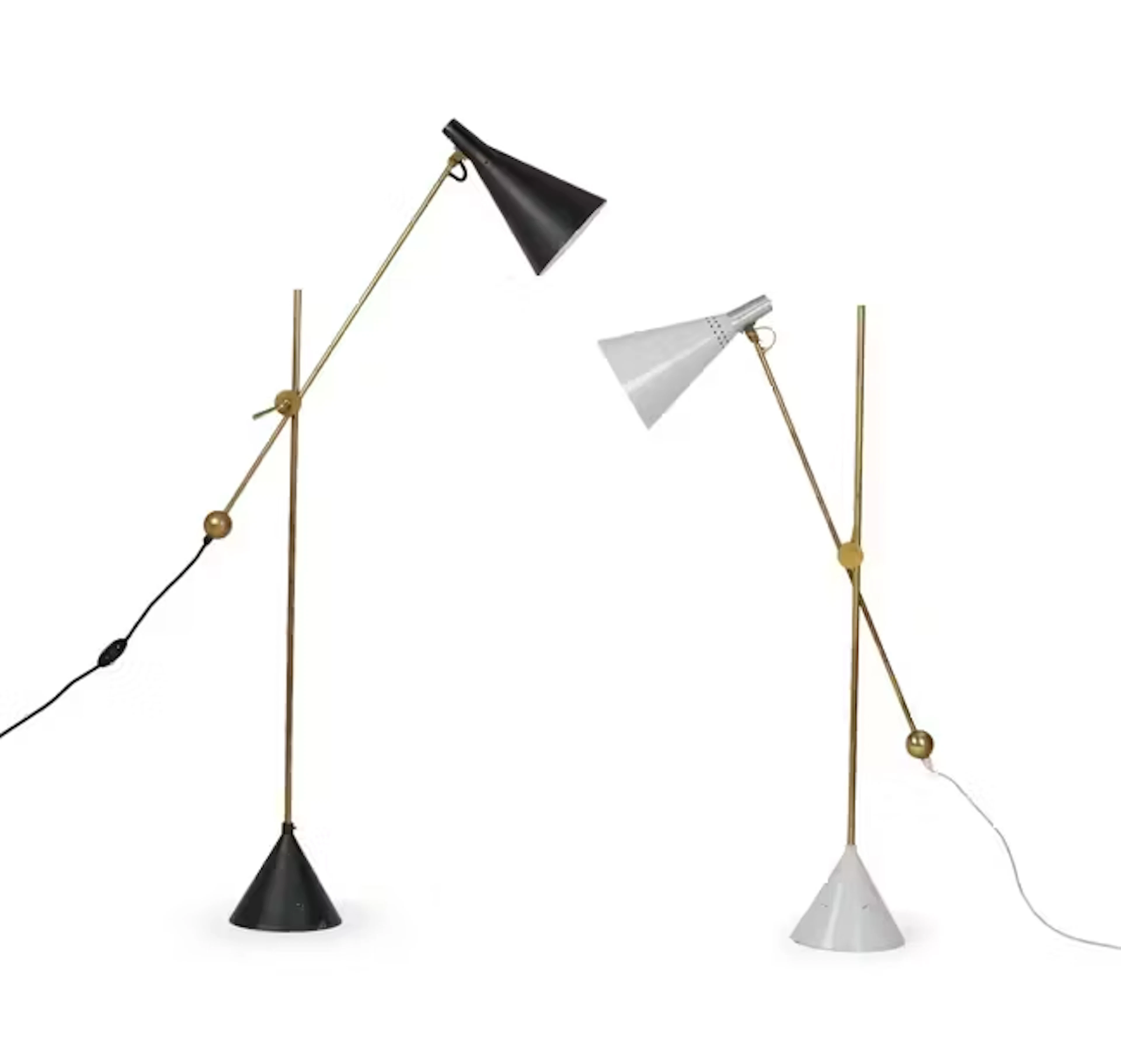 Tapio Wirkkala (1915-1985) for Idman OY Two model ‘K10-11’ lamps