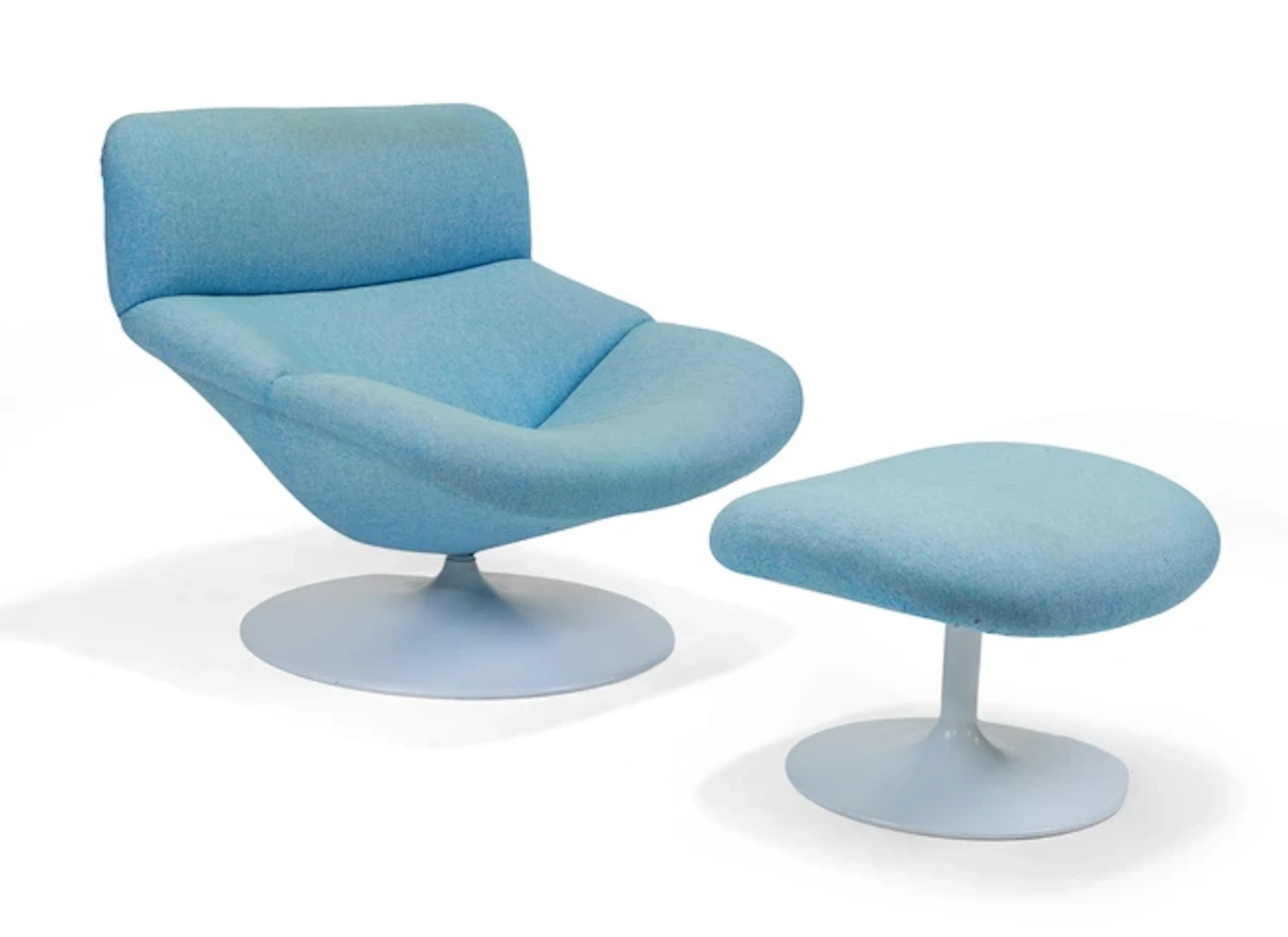 Geoffrey Harcourt (b.1935) for Artifort Model F518 lounge chair & ottoman