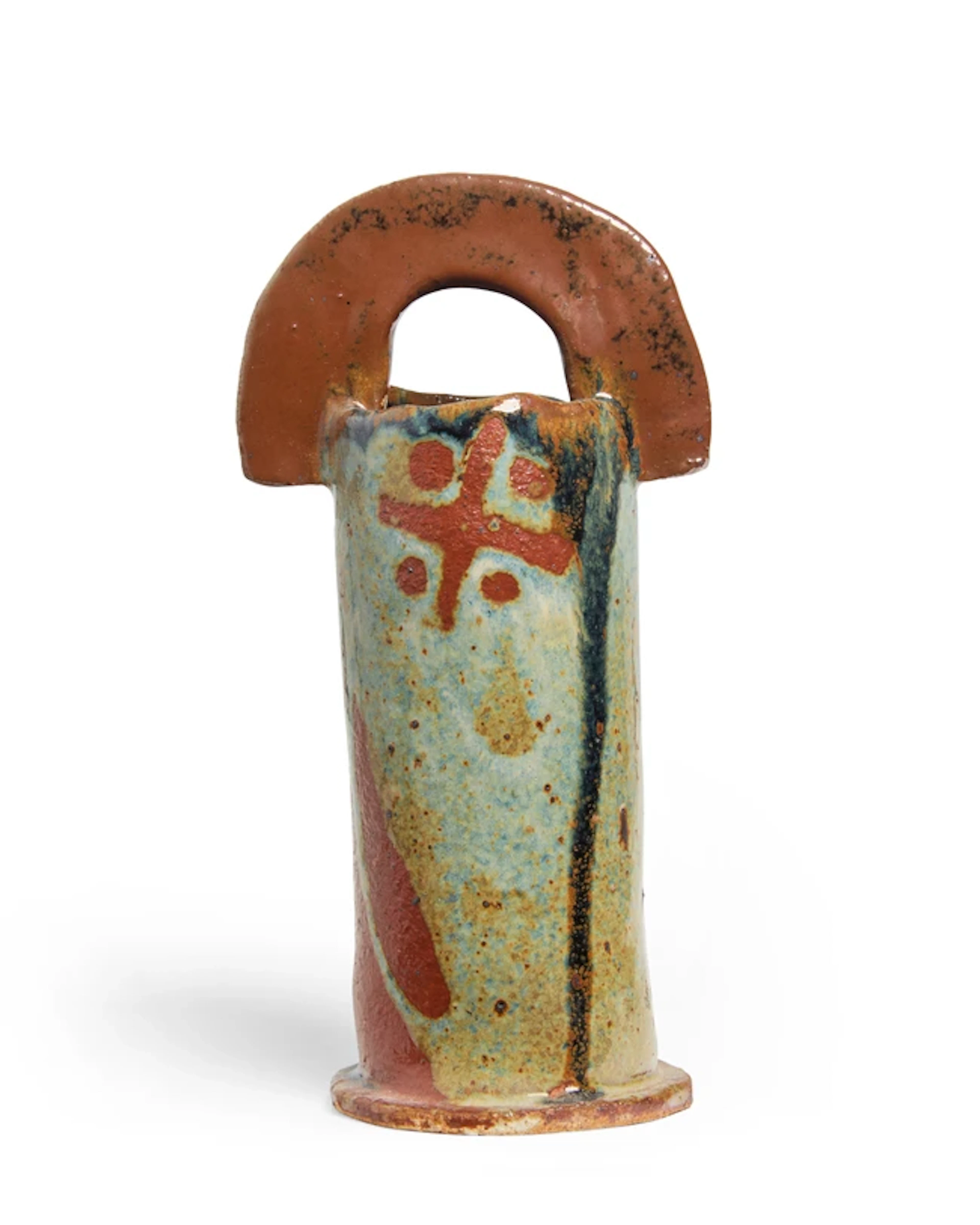 John Maltby (1936-2020) Sculptural vessel with handle
